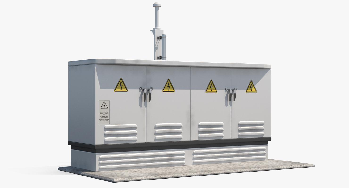 3D Transformer Cabinet Outdoor Electric Control Box model