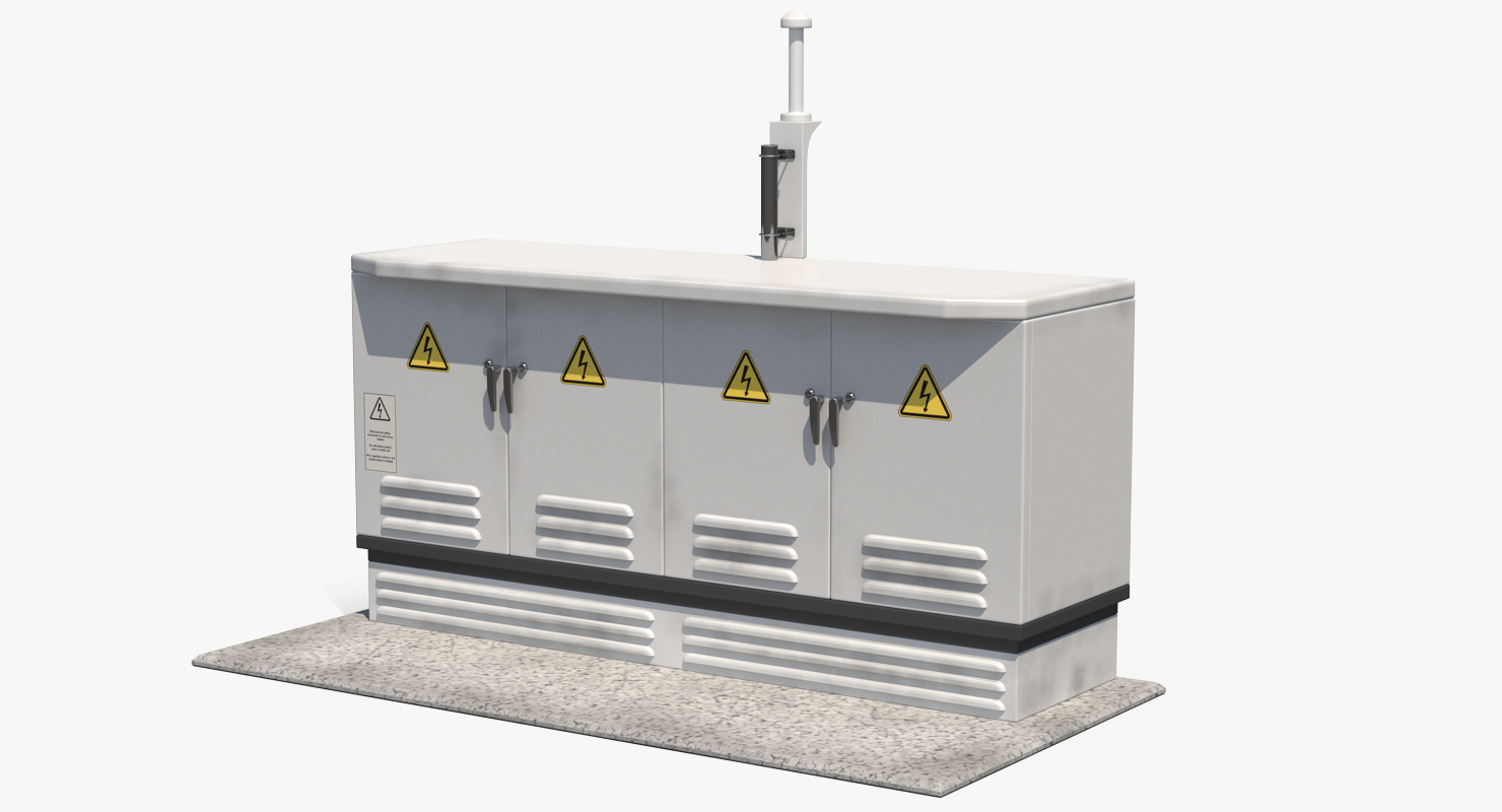 3D Transformer Cabinet Outdoor Electric Control Box model