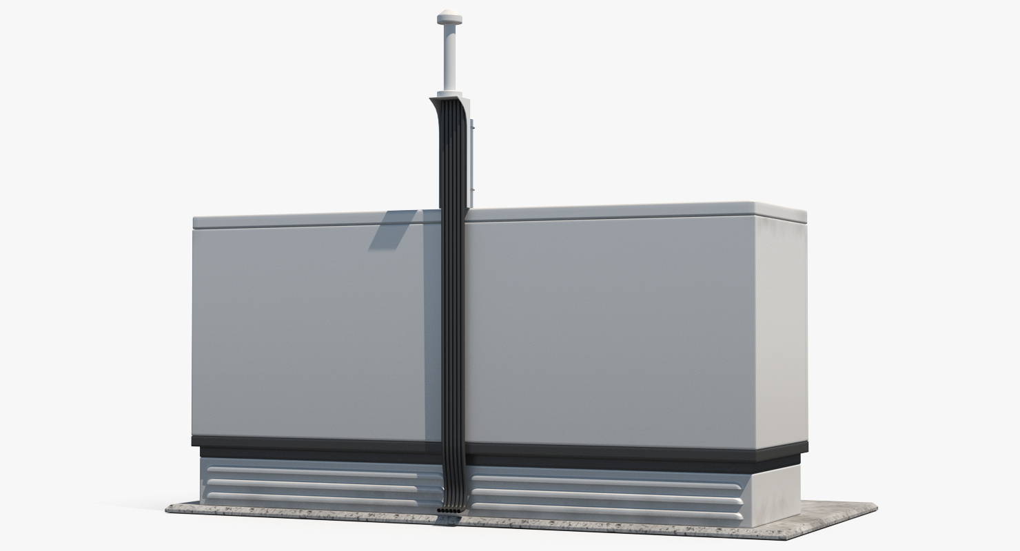 3D Transformer Cabinet Outdoor Electric Control Box model