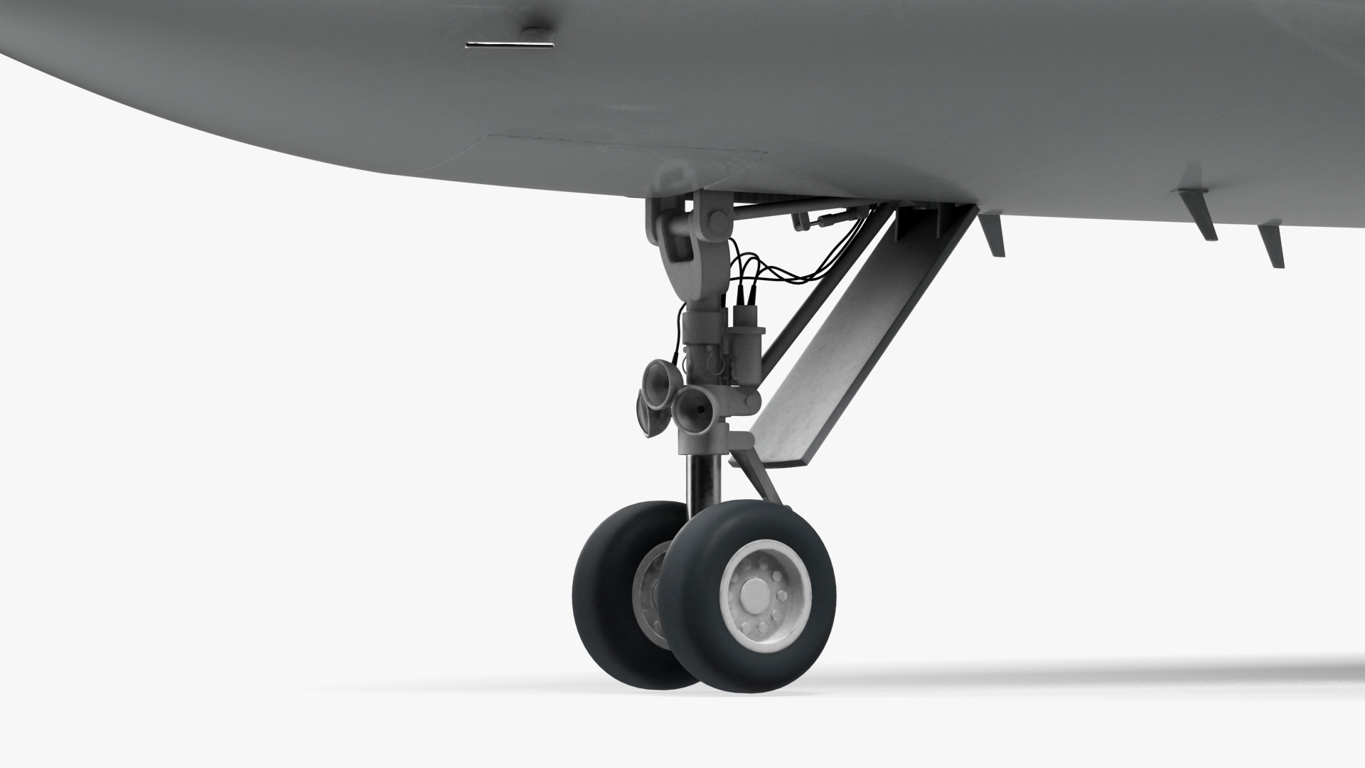 Large Private Jet Rigged 3D model