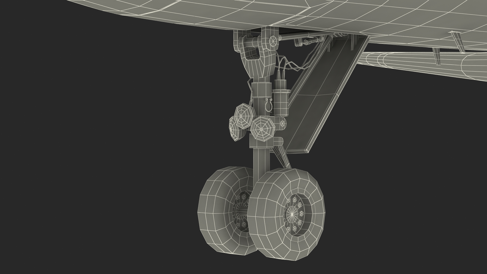 Large Private Jet Rigged 3D model