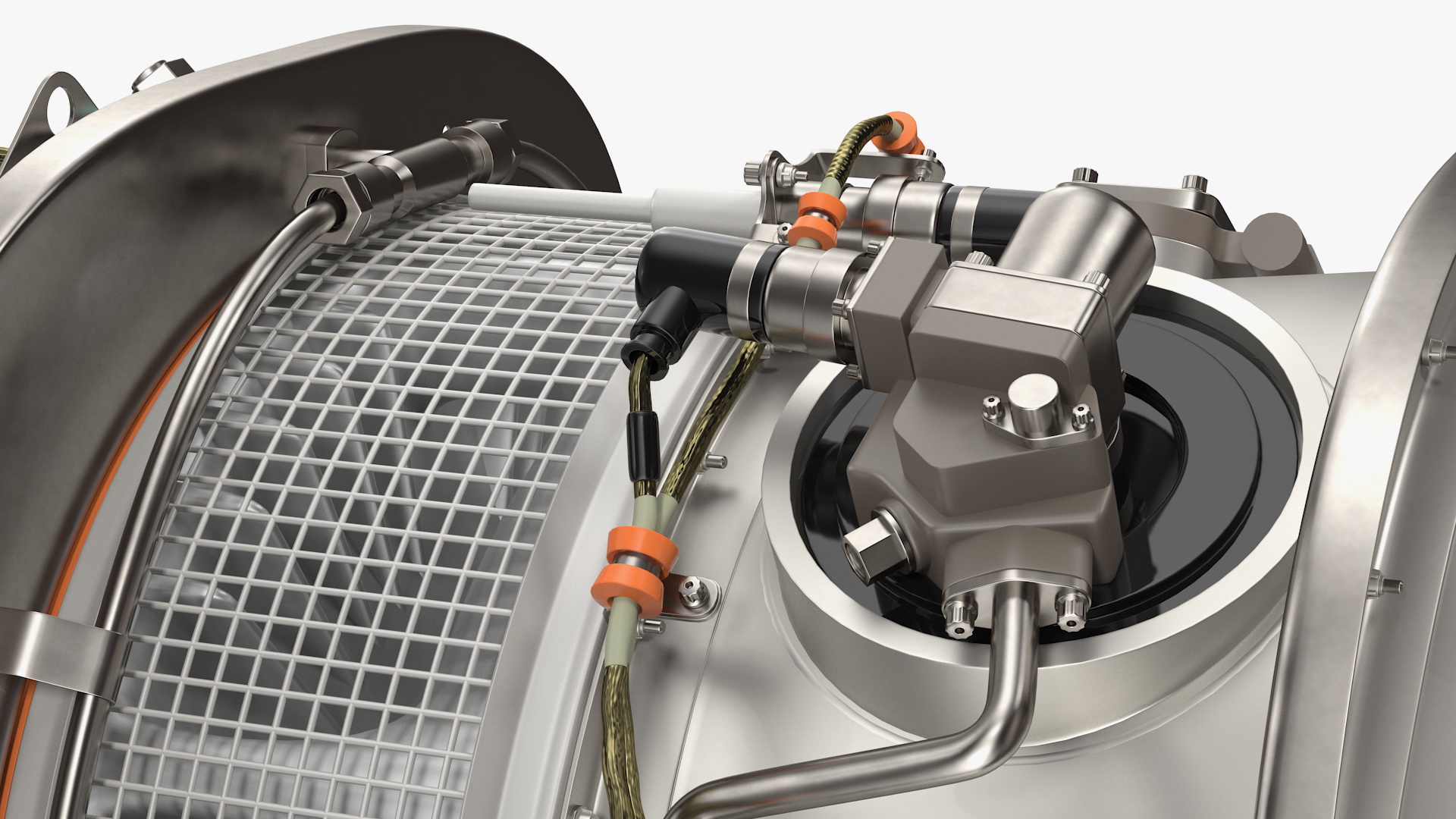 3D model Pratt and Whitney PT6C Turboshaft Engine
