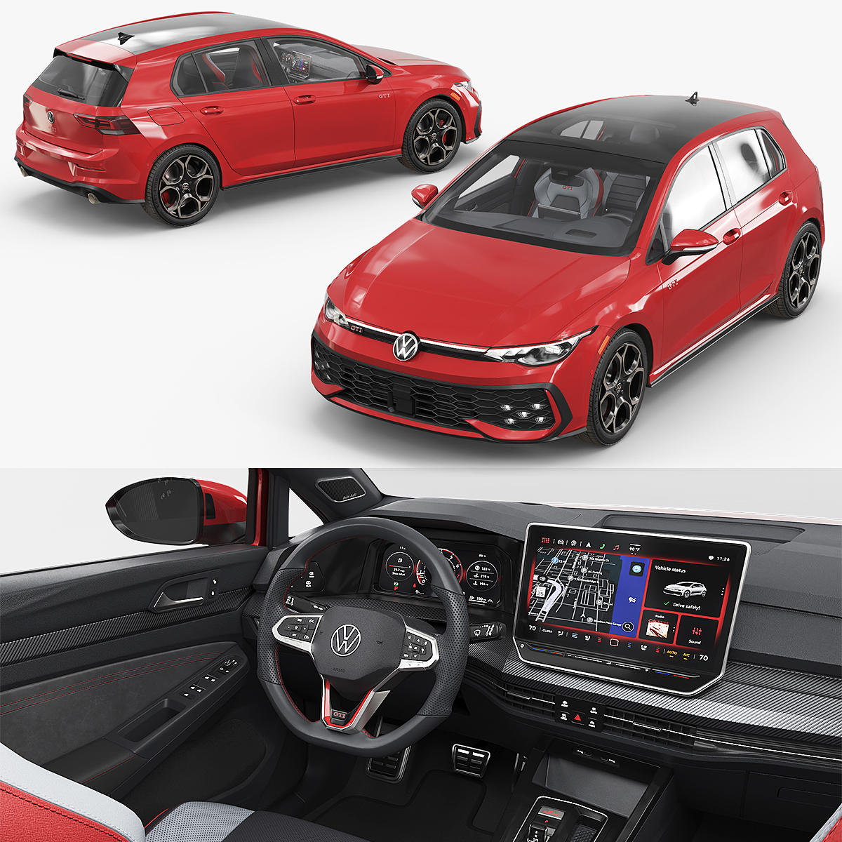 Volkswagen Golf GTI 2025 Rigged
