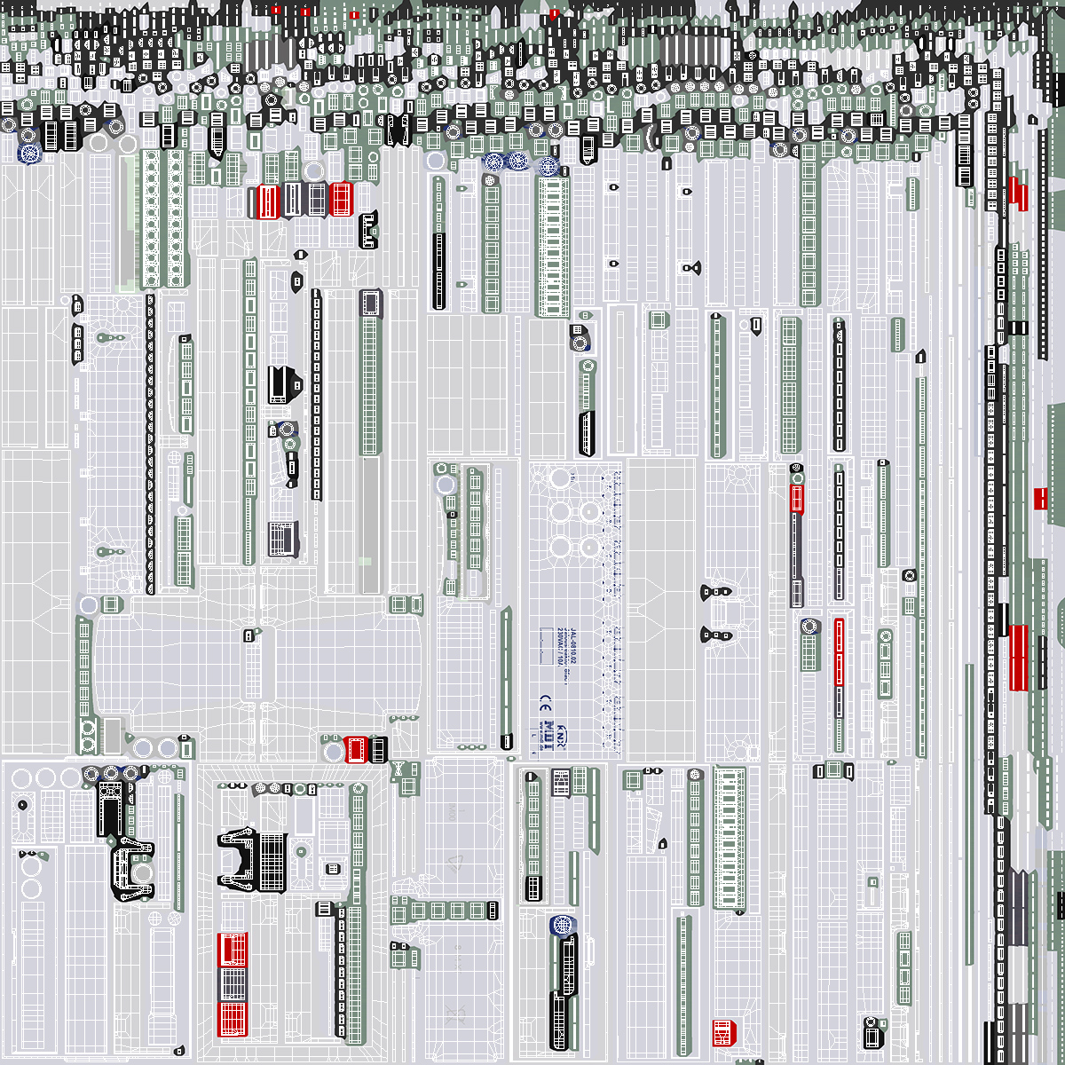 KNX Blind Actuator Eight Gang 3D model
