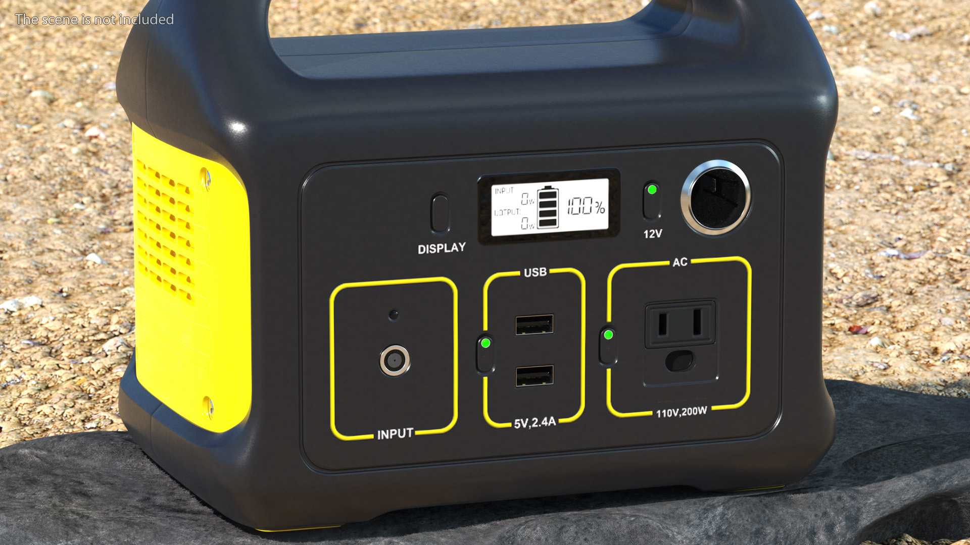 Outdoor Energy Storage Supply 3D model