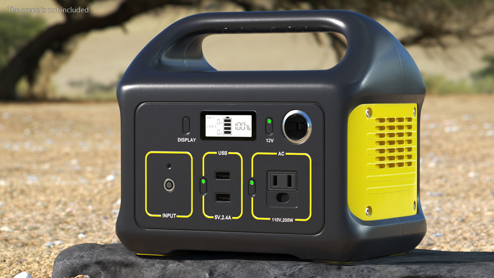Outdoor Energy Storage Supply 3D model