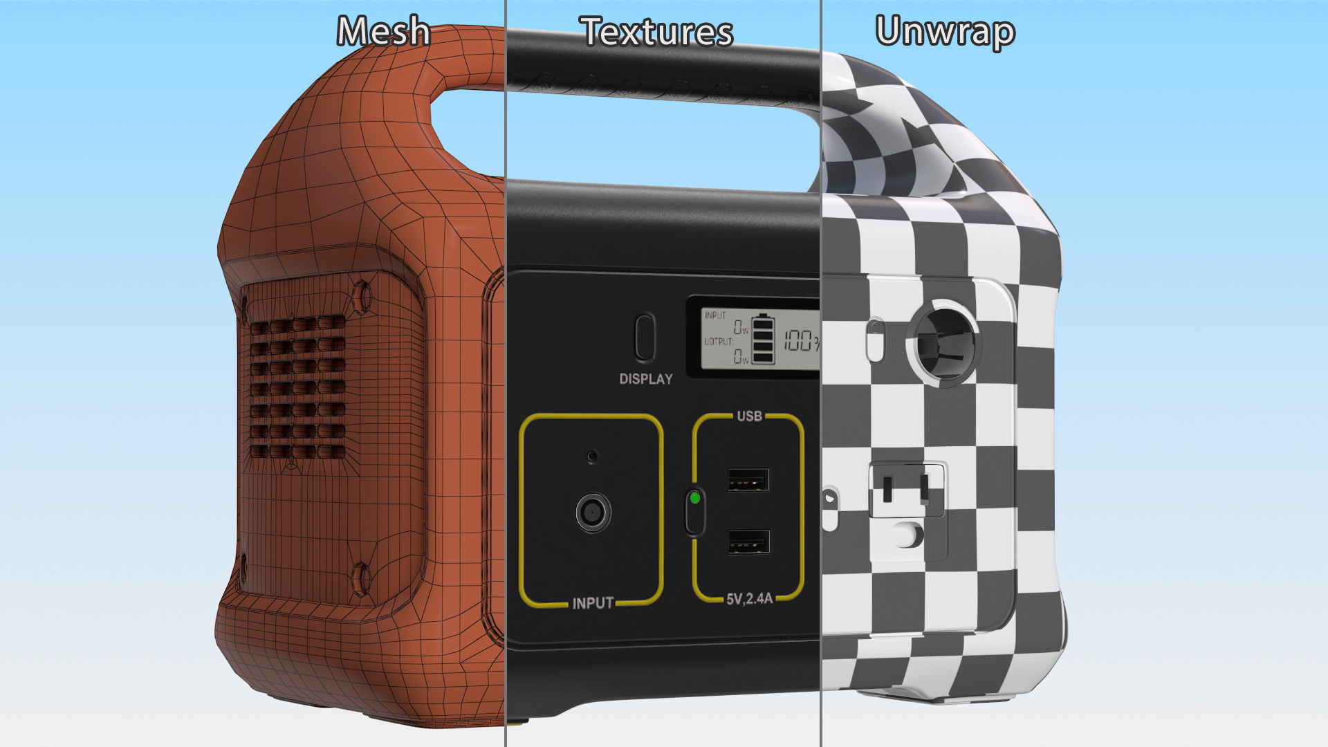 Outdoor Energy Storage Supply 3D model