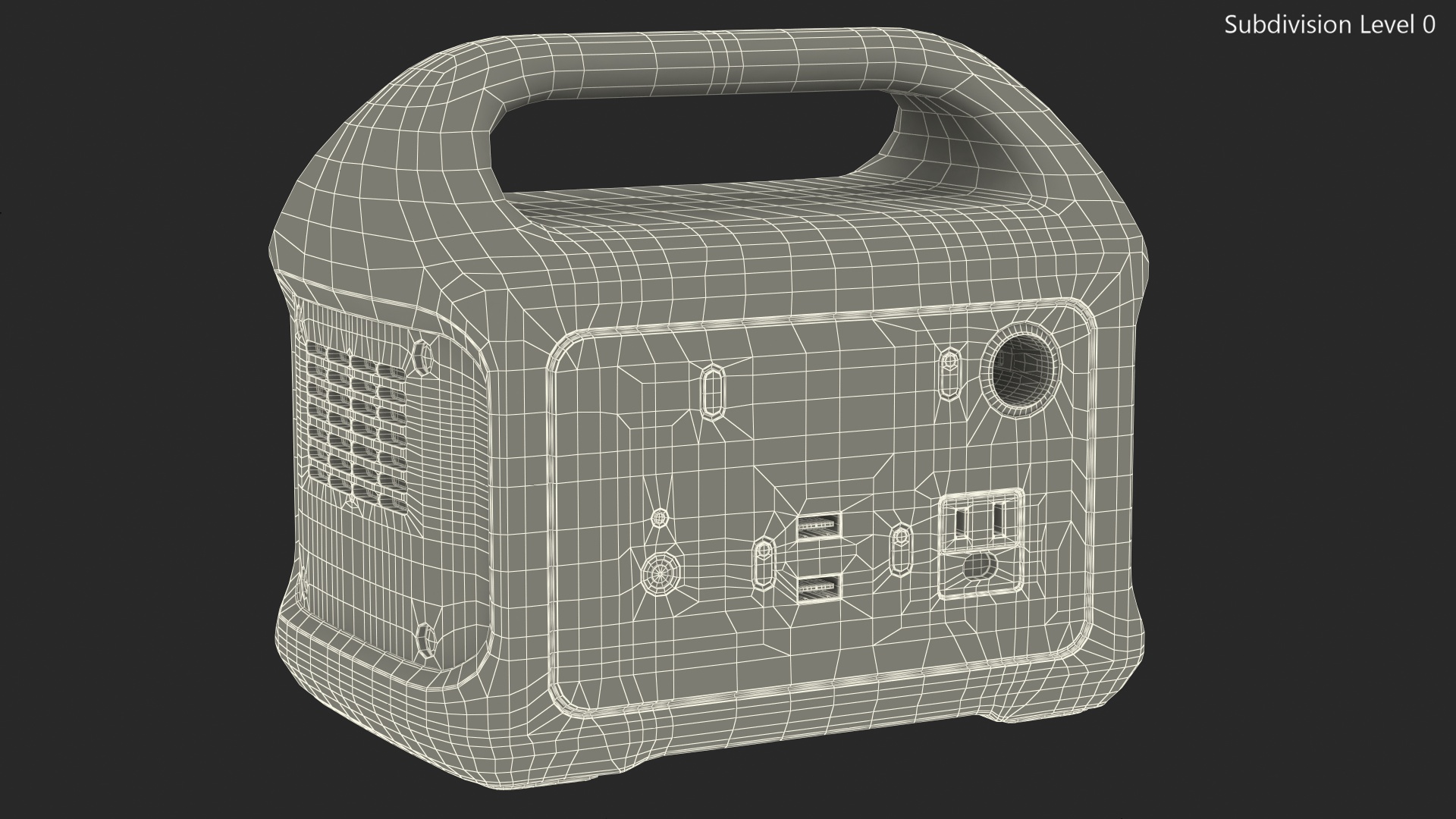 Outdoor Energy Storage Supply 3D model