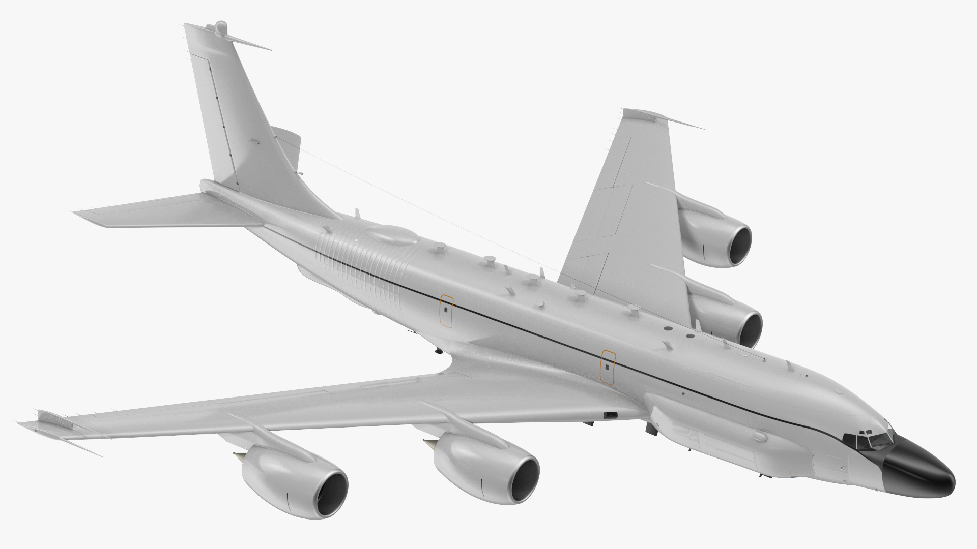 3D model Boeing RC-135 Large Reconnaissance Aircraft Flight