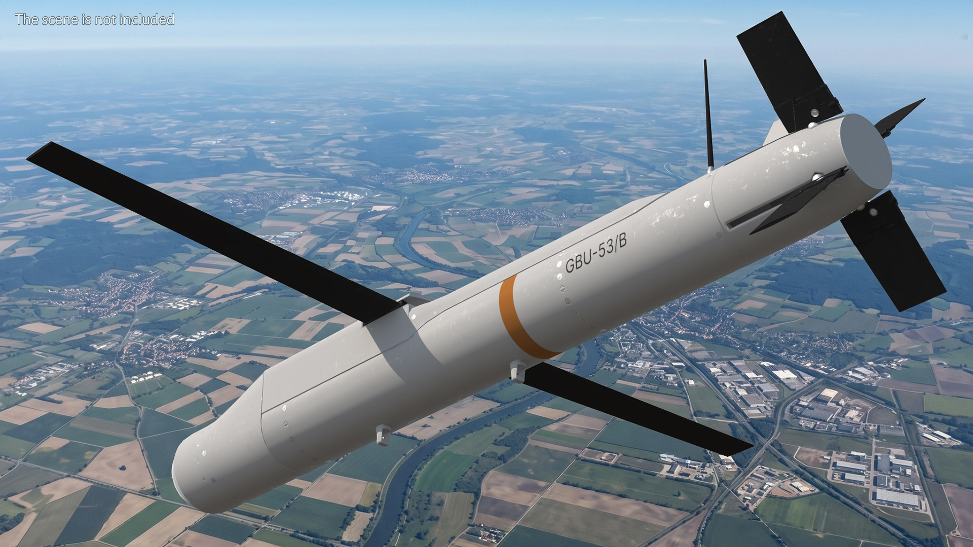 Aerial Bomb GBU-53-B StormBreaker Game Ready, view 2