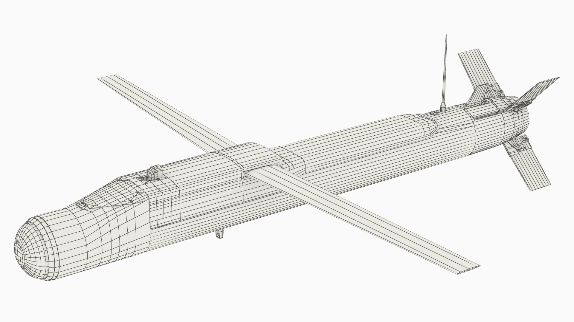 Aerial Bomb GBU-53-B StormBreaker Game Ready, view 11