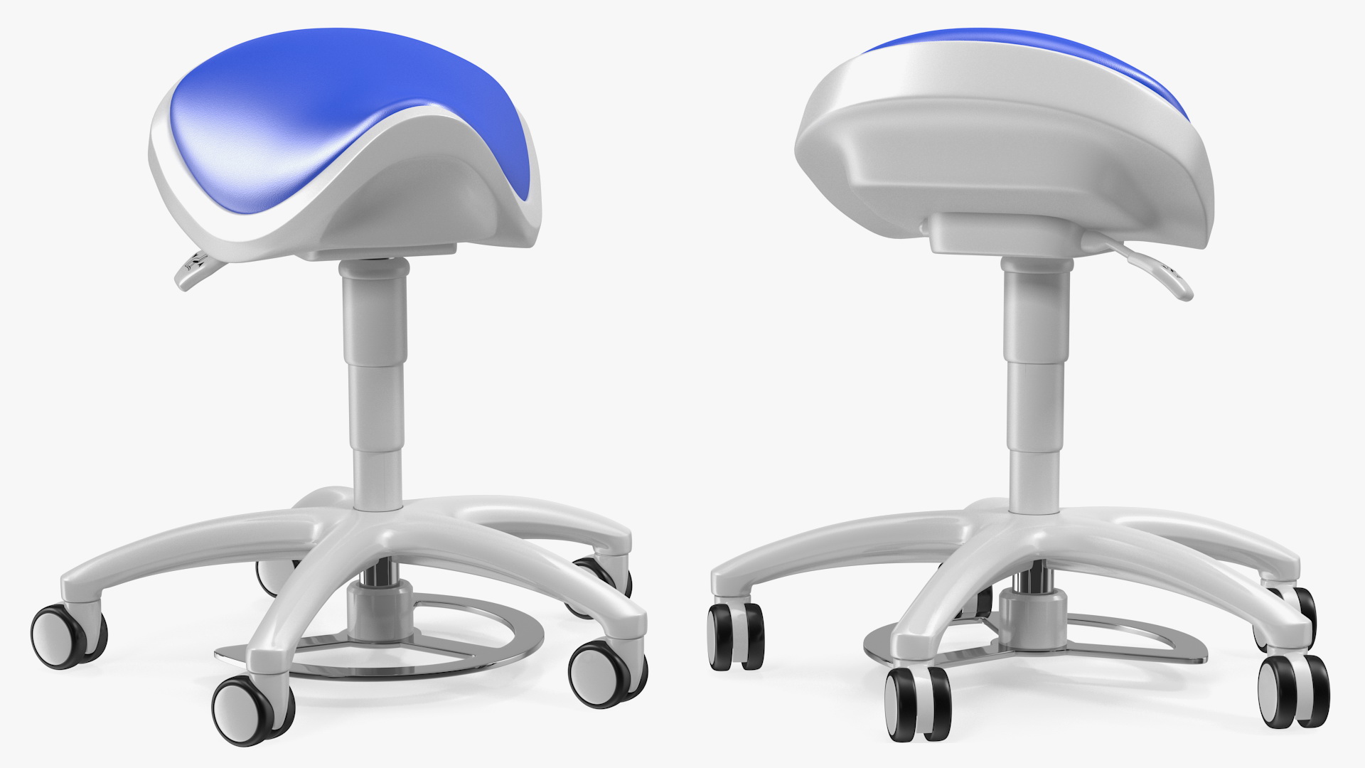 Dental Saddle Stool 3D model