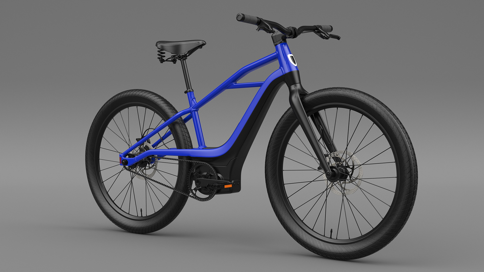 3D model Modern Electric Bike Blue