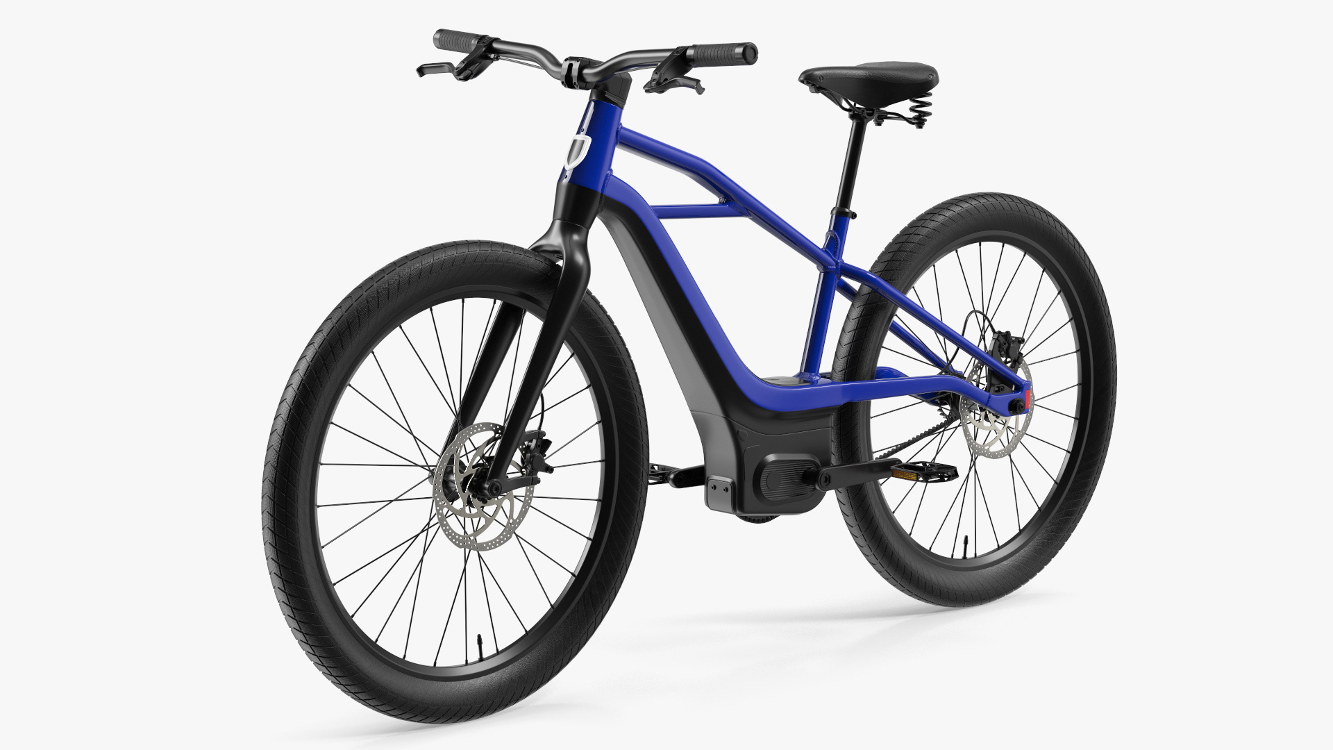 3D model Modern Electric Bike Blue