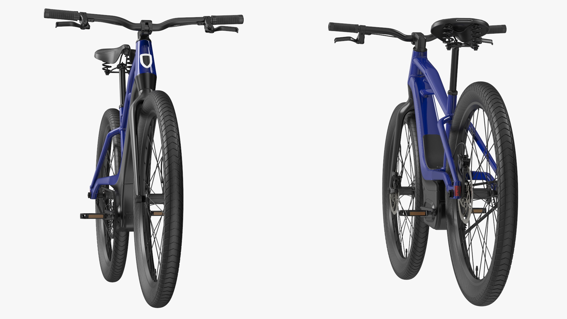 3D model Modern Electric Bike Blue