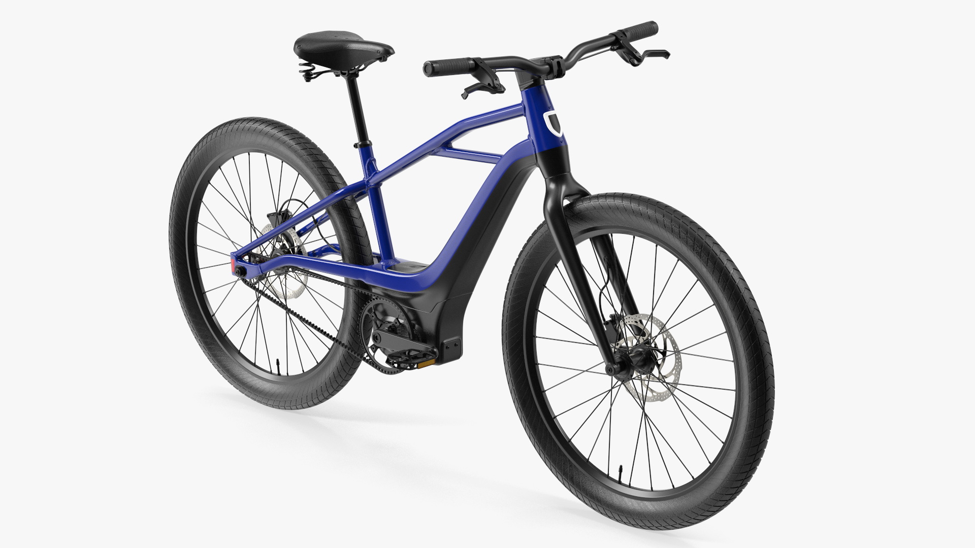 3D model Modern Electric Bike Blue