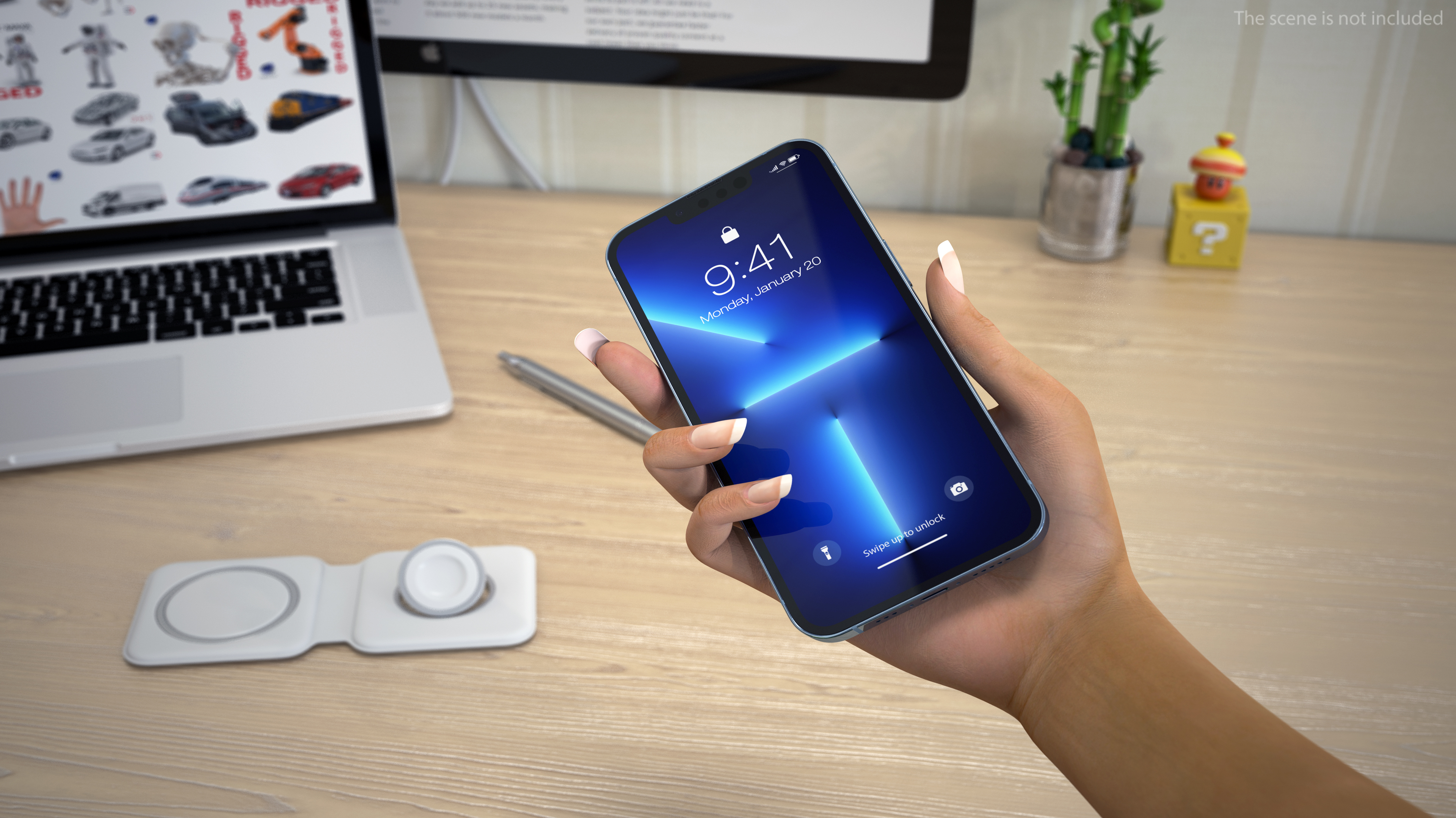 3D Apple iPhone 13 Pro Sierra Blue