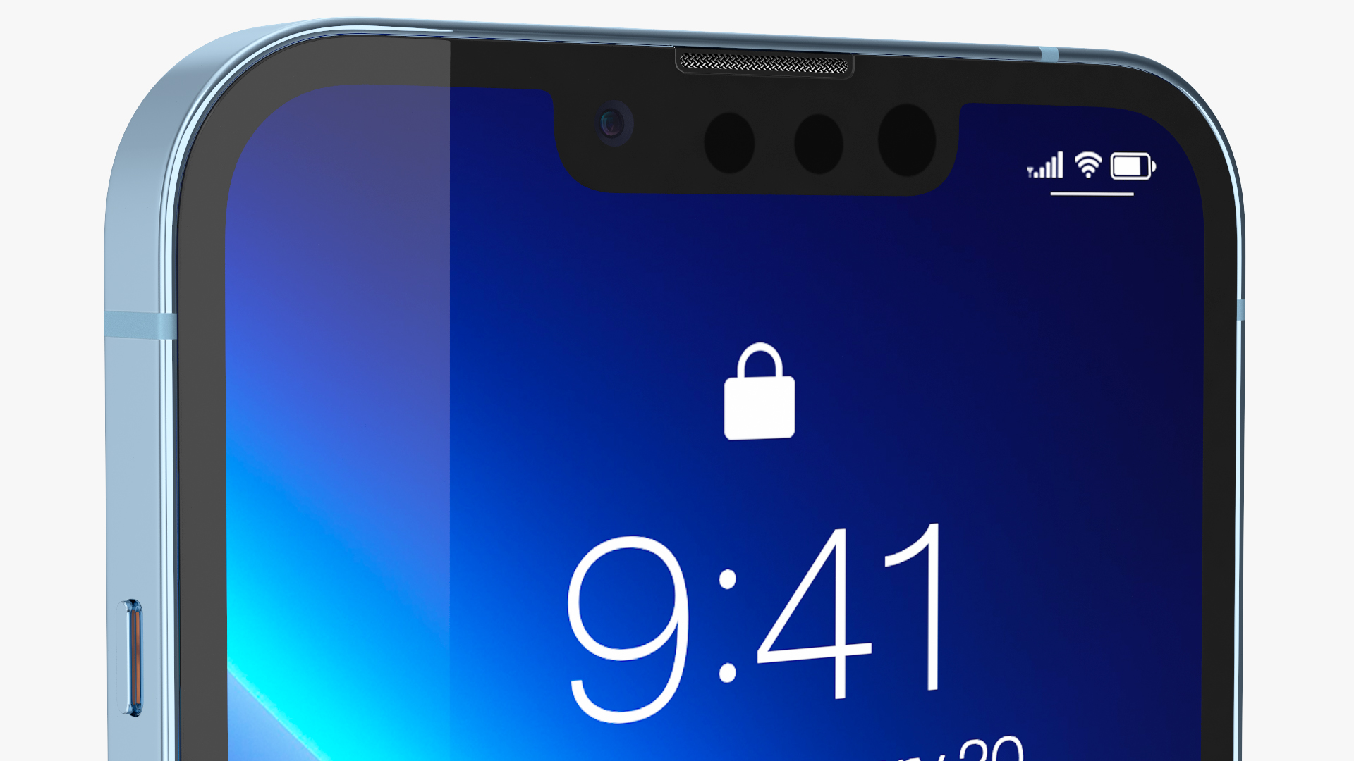 3D Apple iPhone 13 Pro Sierra Blue