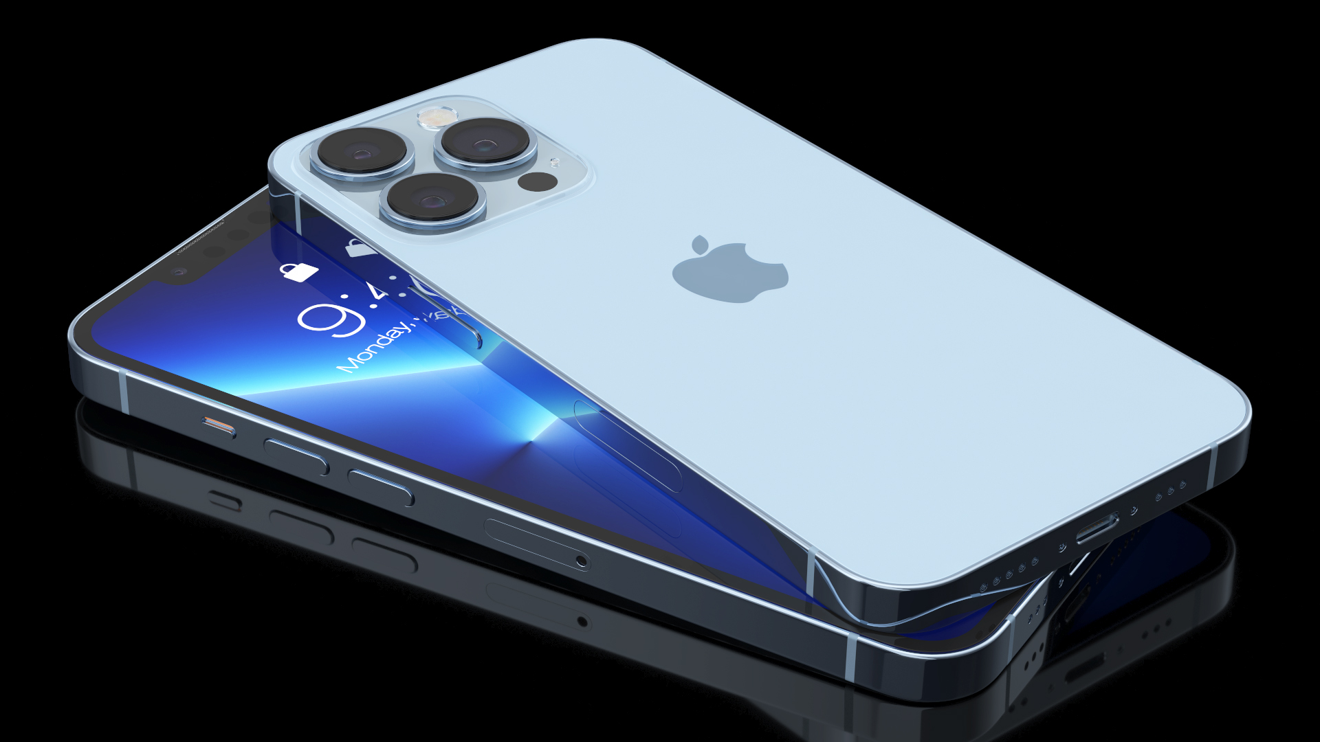 3D Apple iPhone 13 Pro Sierra Blue