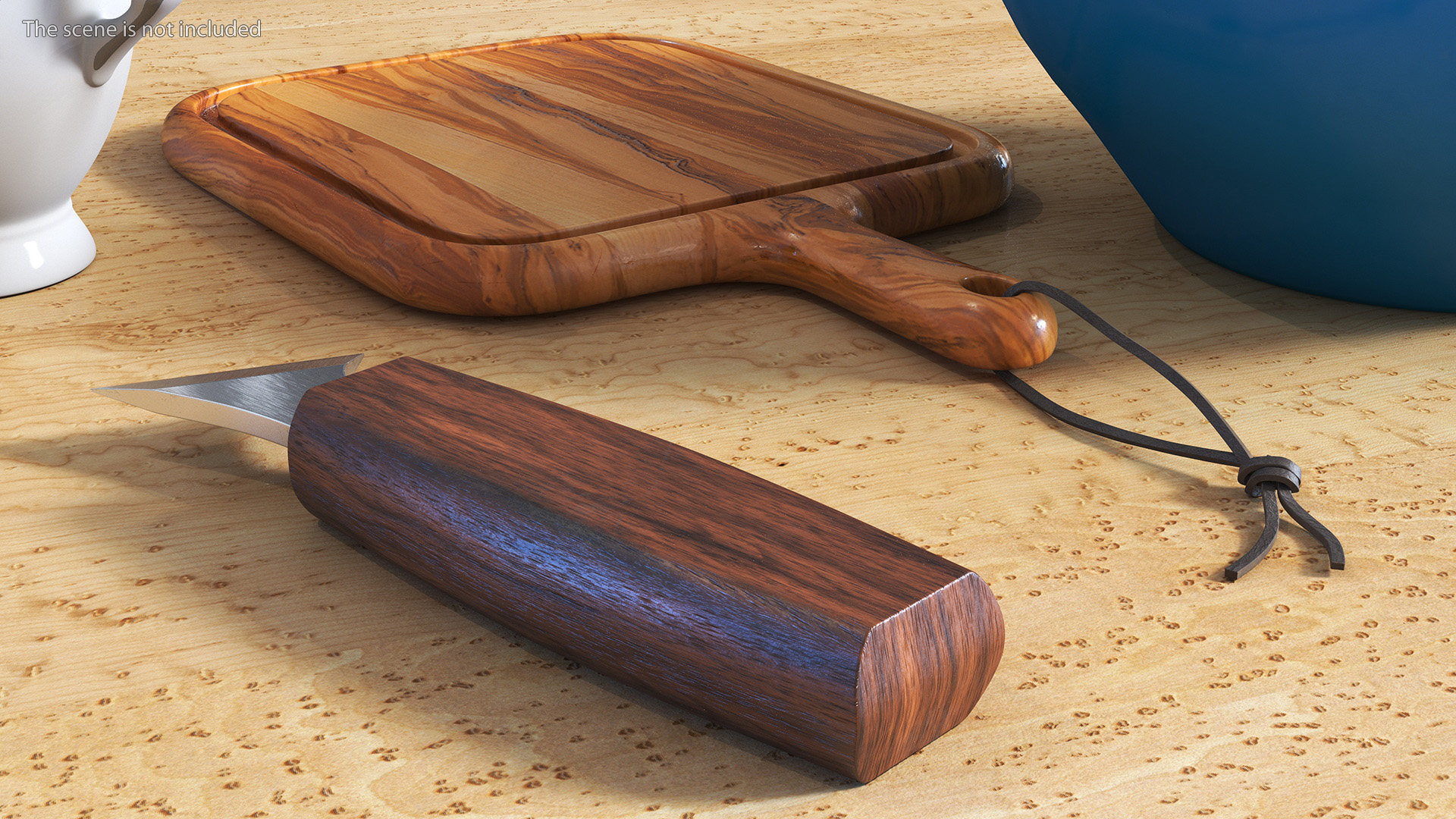 3D Wood Carving Knife model