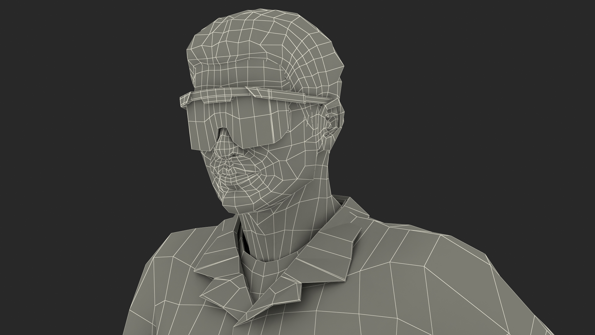 3D model Electrician Worker with JLG 1230ES Vertical Mast Lift Rigged