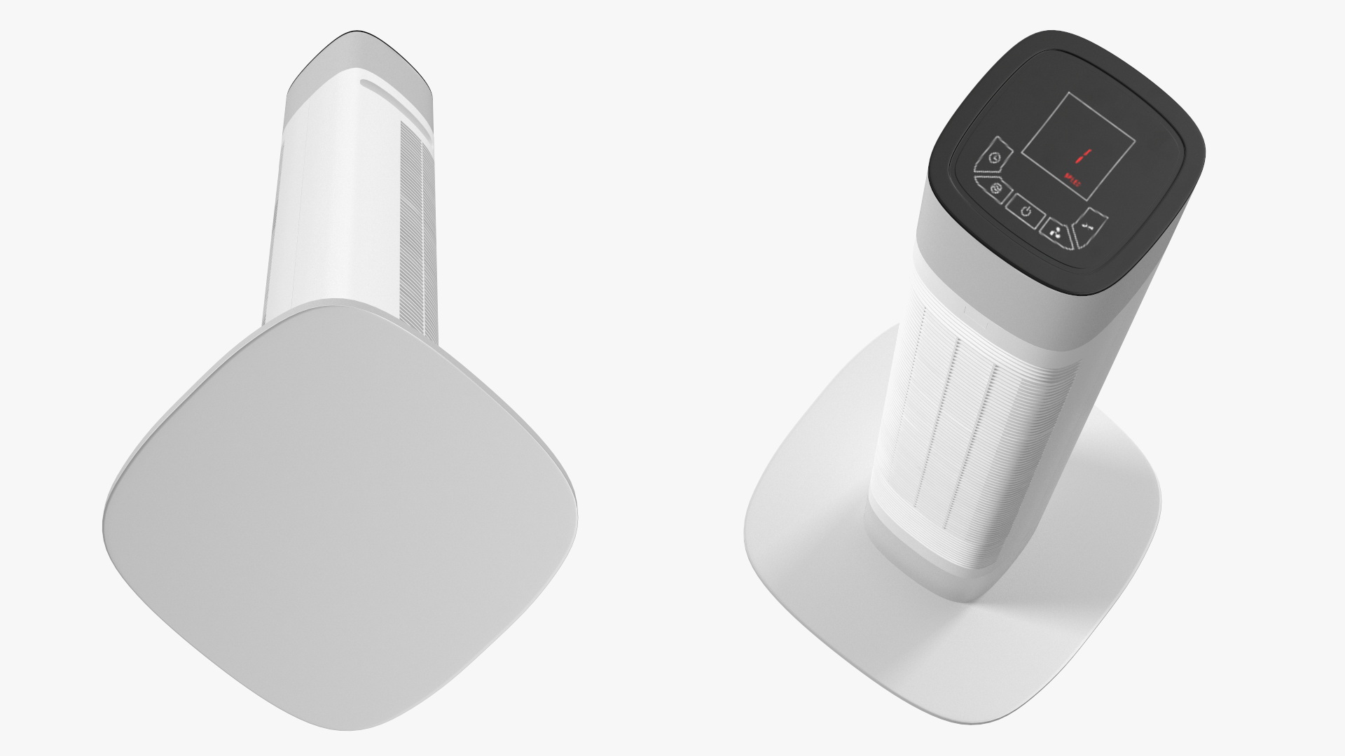 3D model Tower Fan White