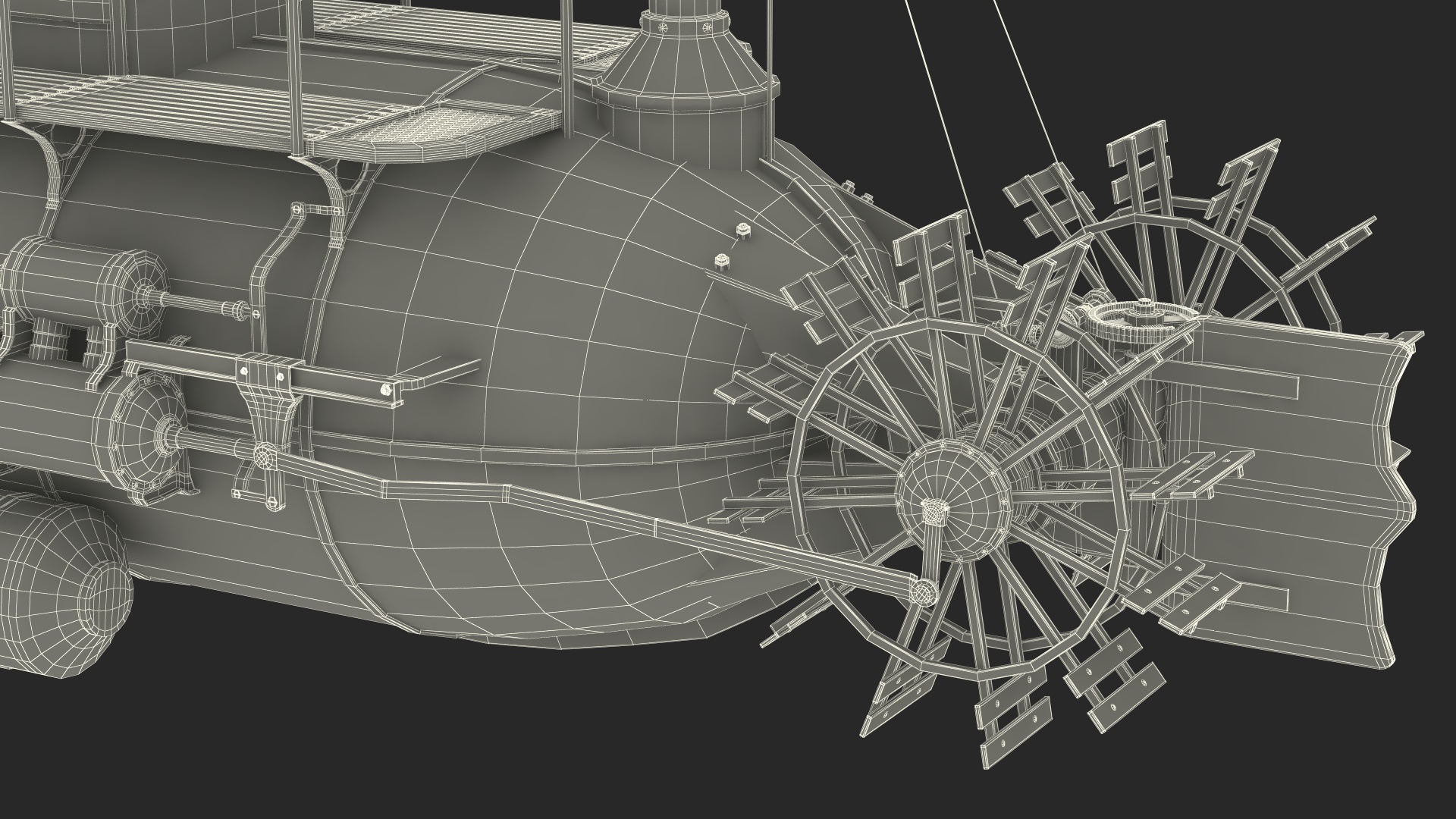 3D model Old Yellow Submarine