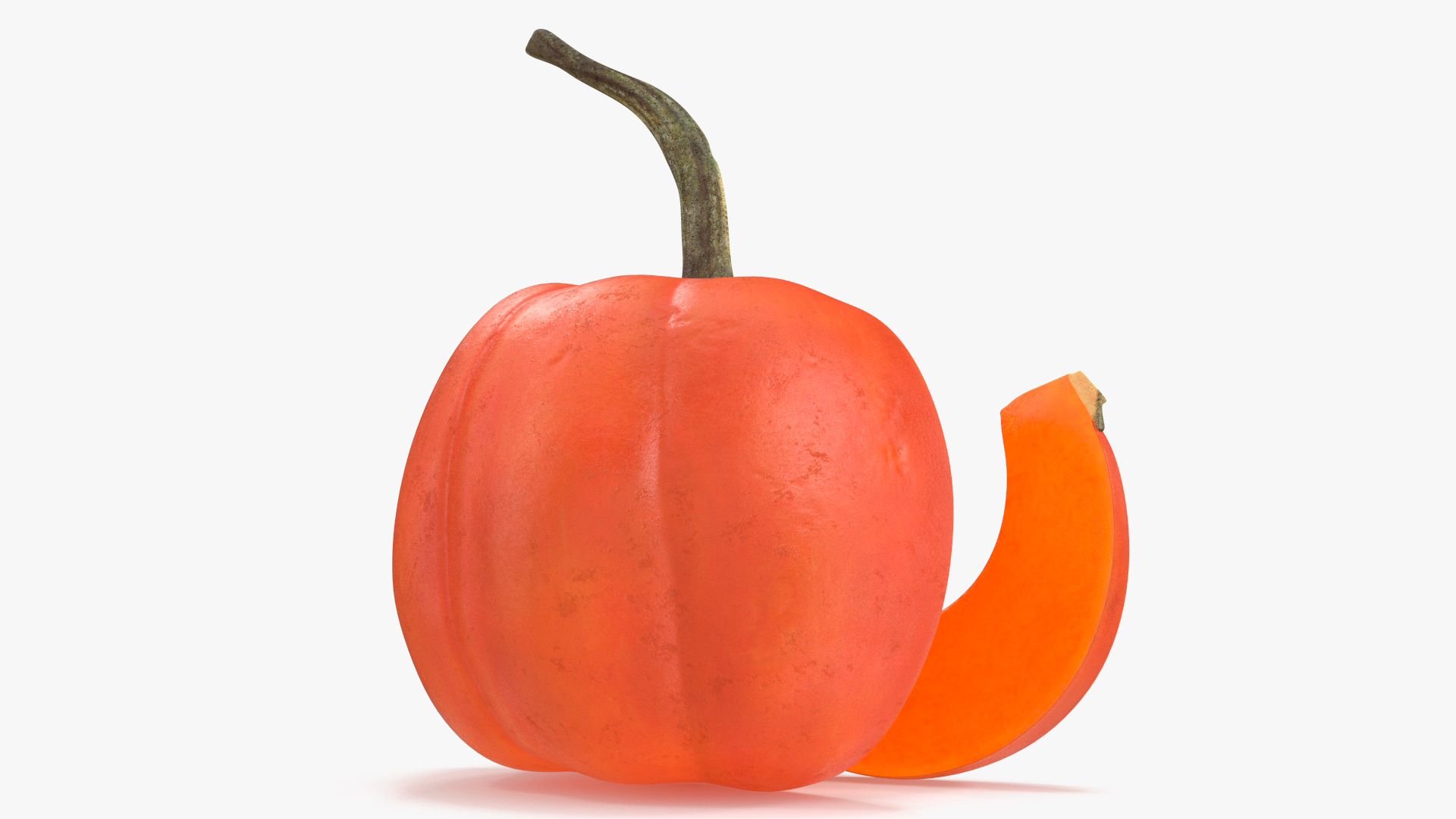 Cut Pumpkin with Slice 3D