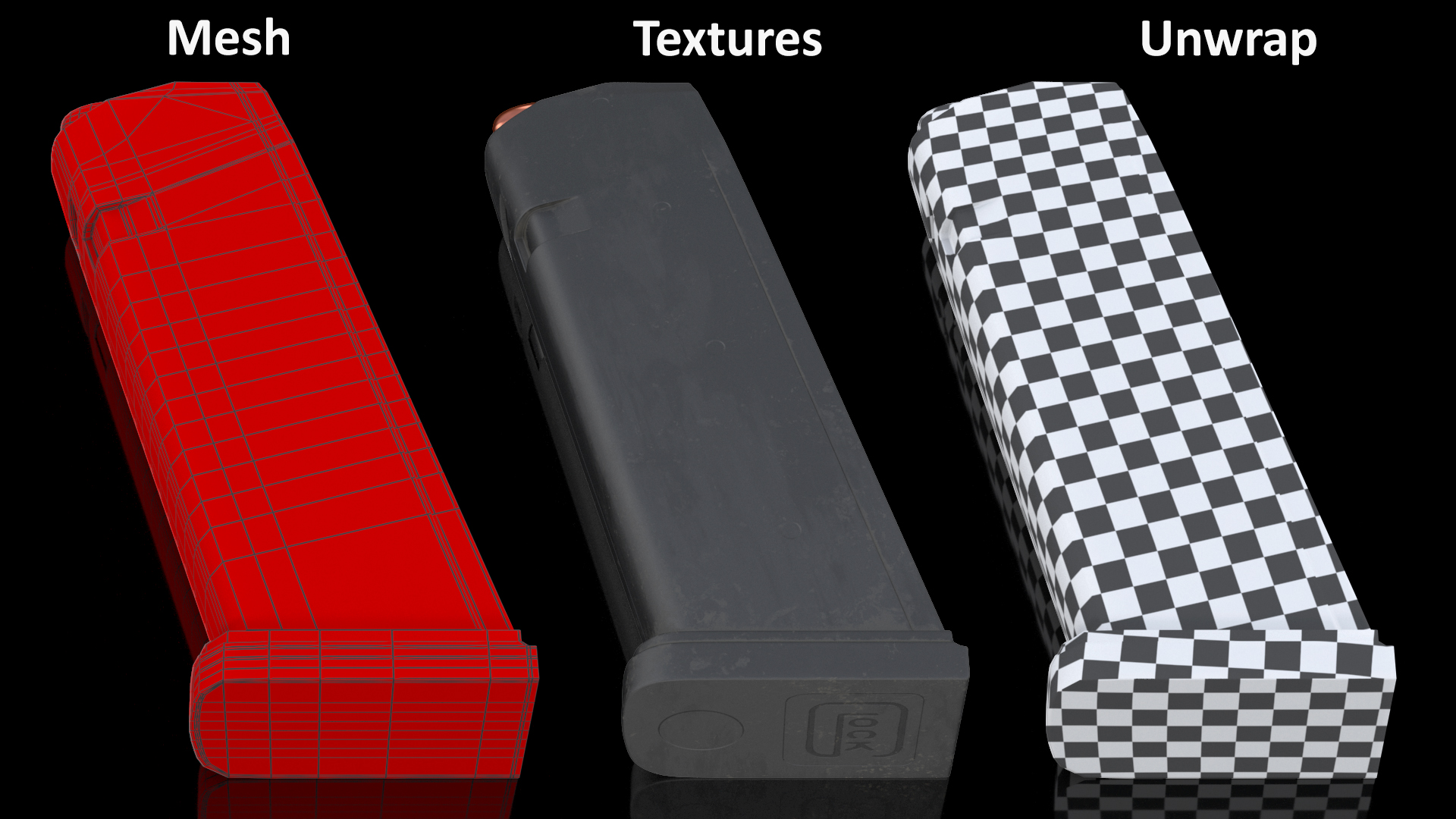 3D 9MM 10 Round Magazine