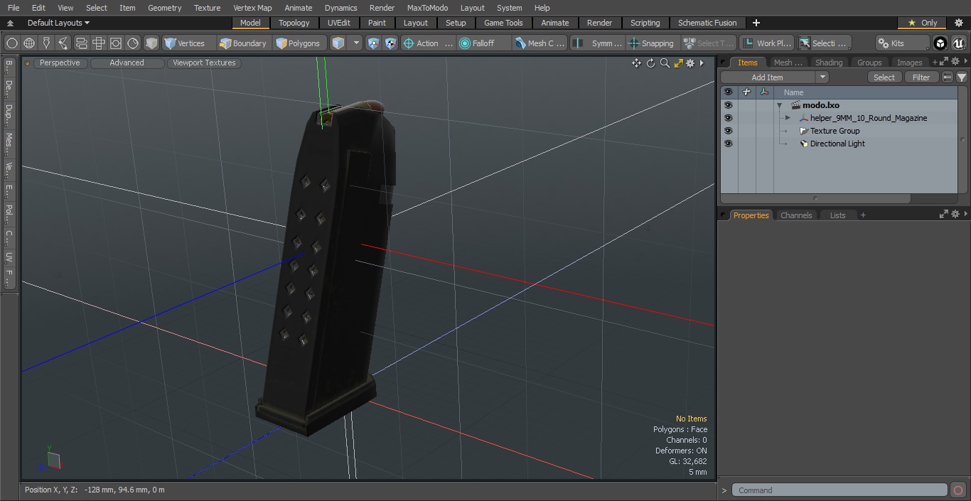 3D 9MM 10 Round Magazine