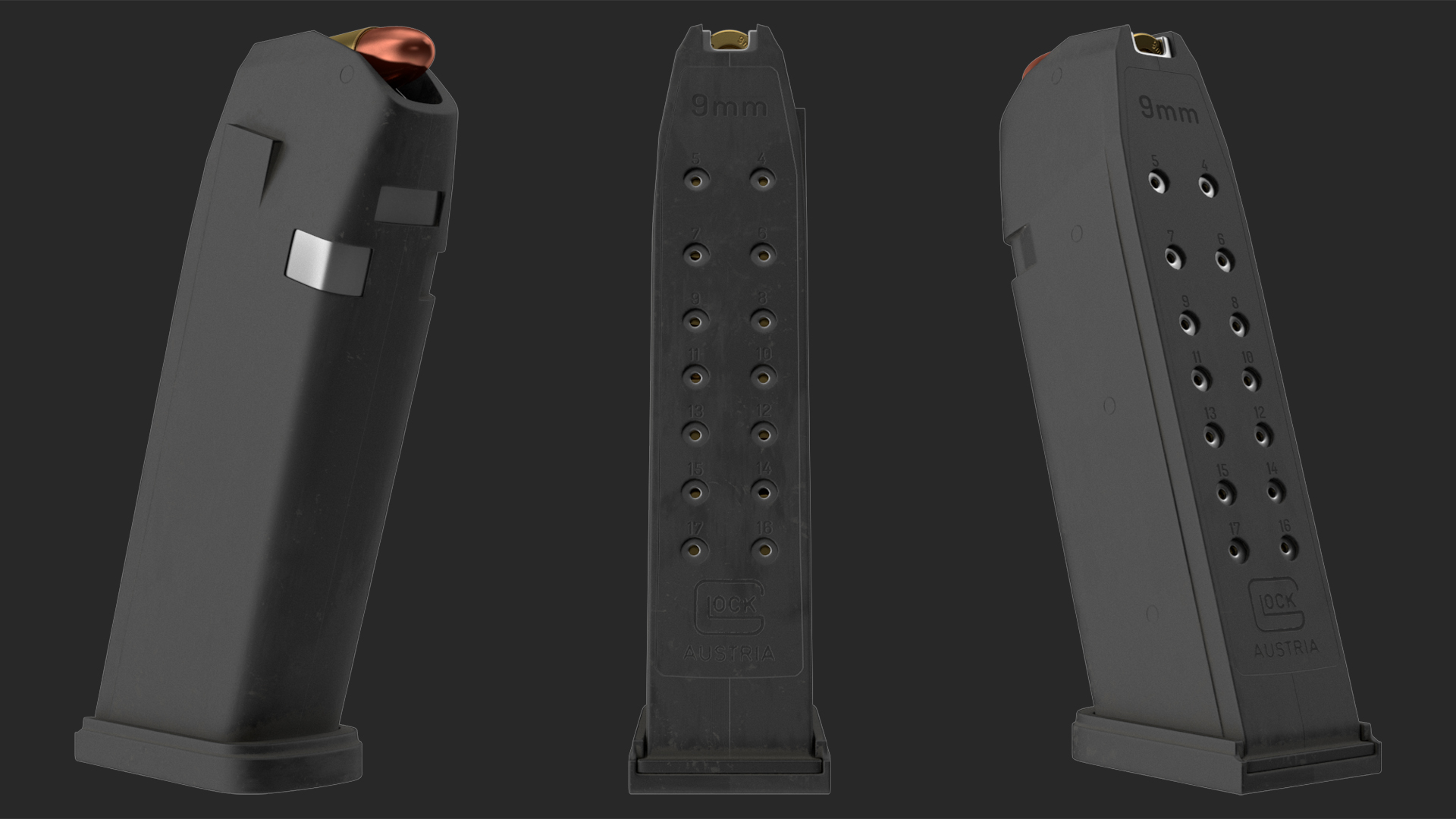 3D 9MM 10 Round Magazine