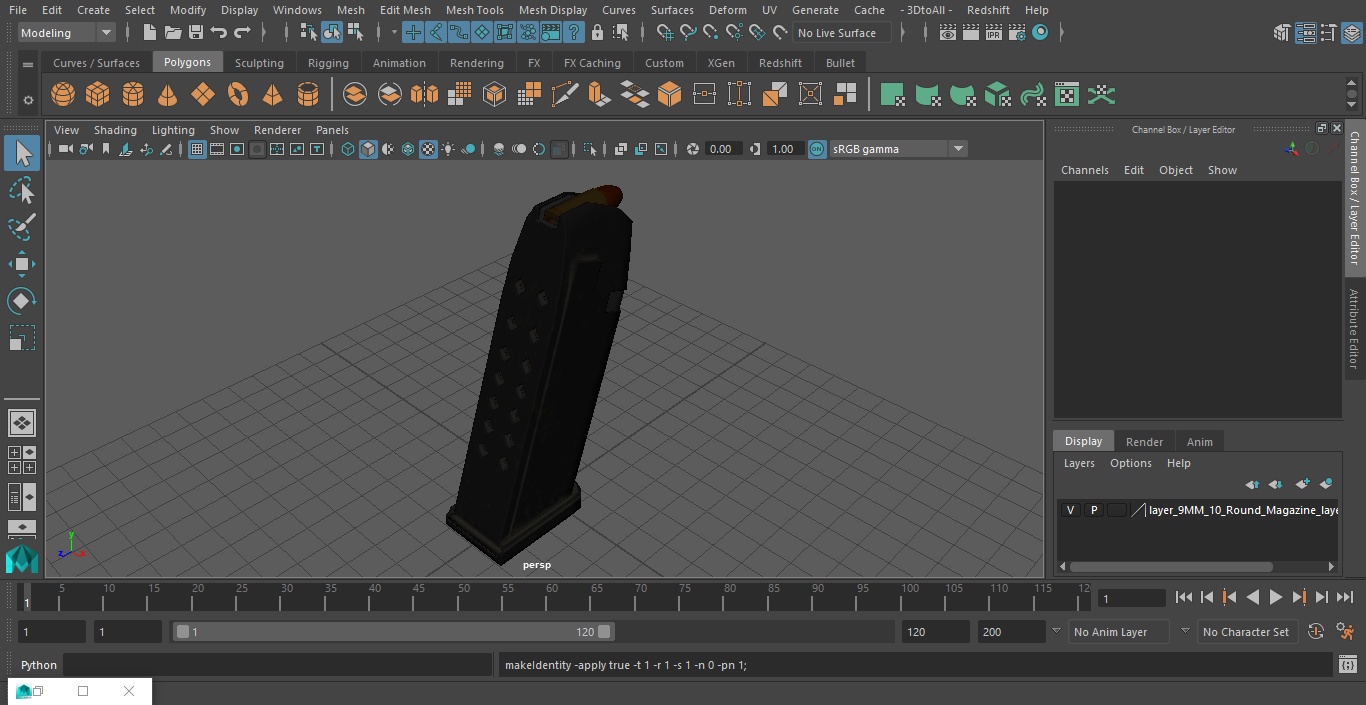 3D 9MM 10 Round Magazine