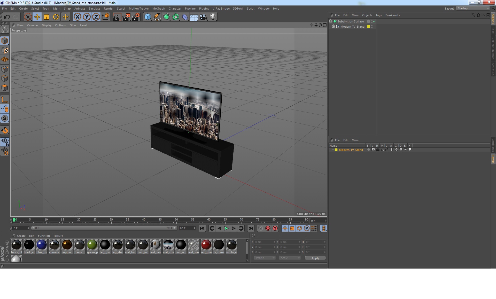 3D model Modern TV Stand