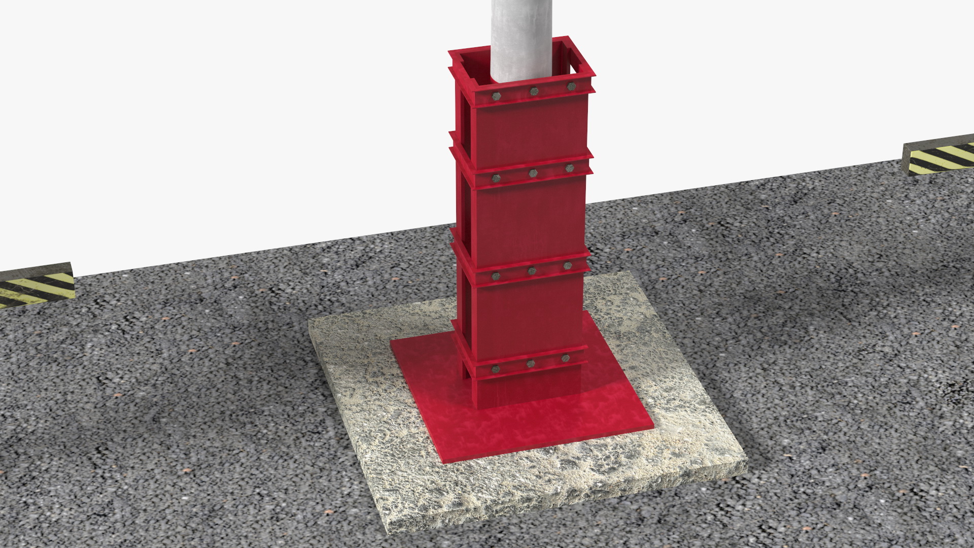 3D model Automated Weather Observation System AWOS Set