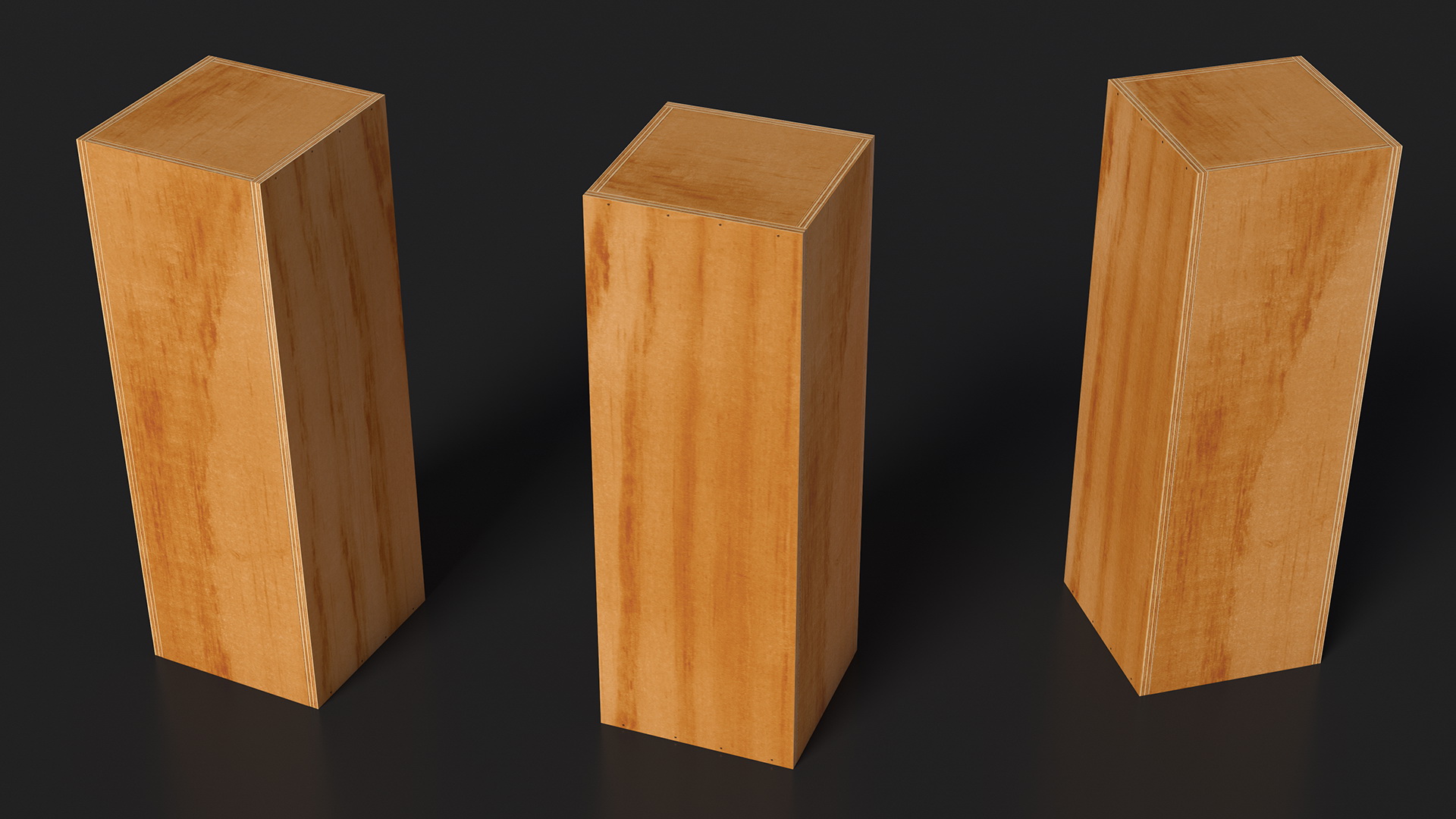 3D Premium Champagne with Wooden Box model