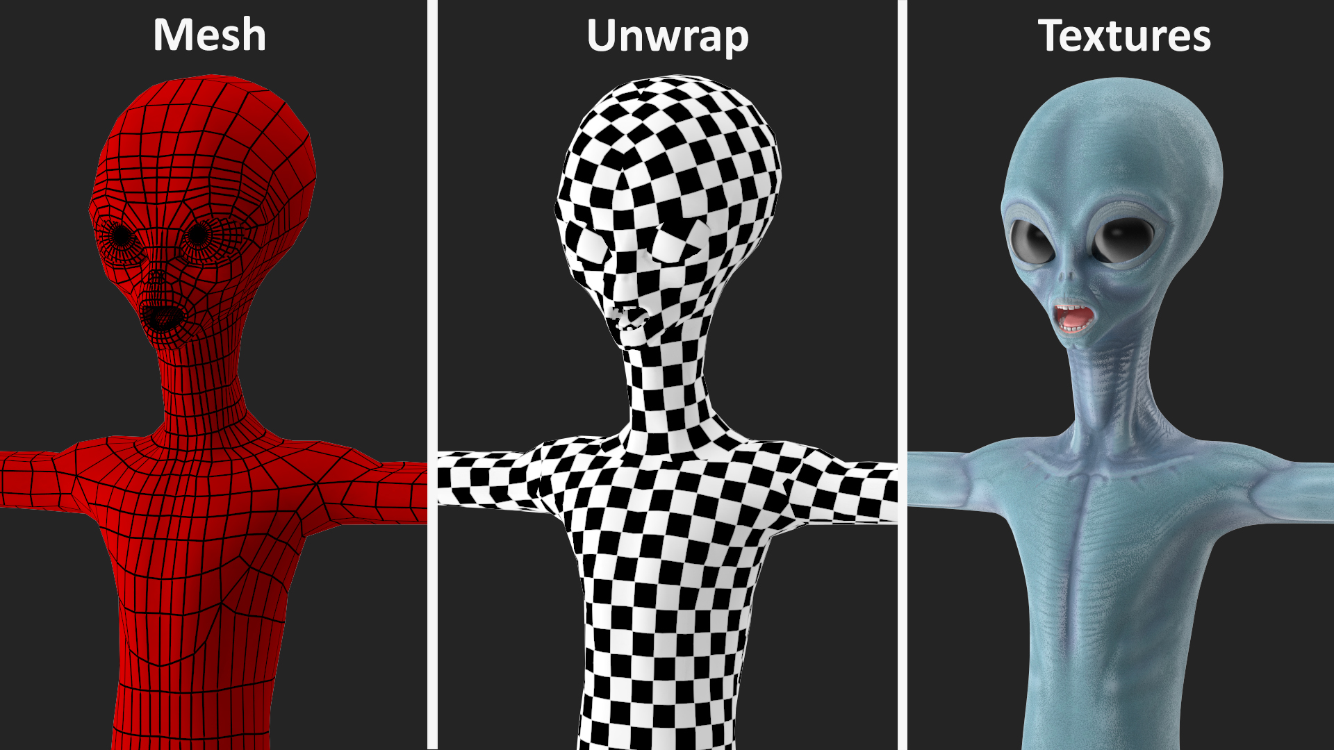 3D Space Alien