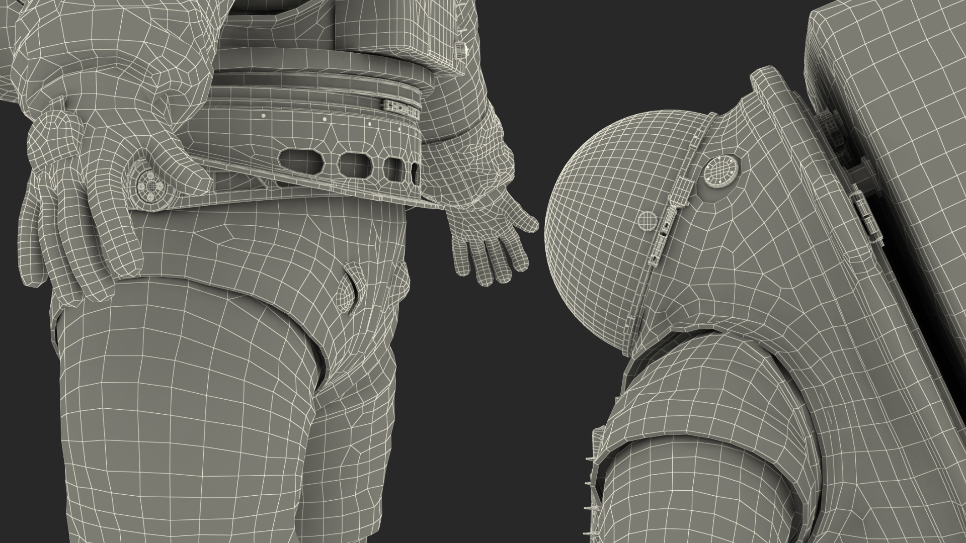 Spacesuit NASA Astronaut Artemis xEMU 3D