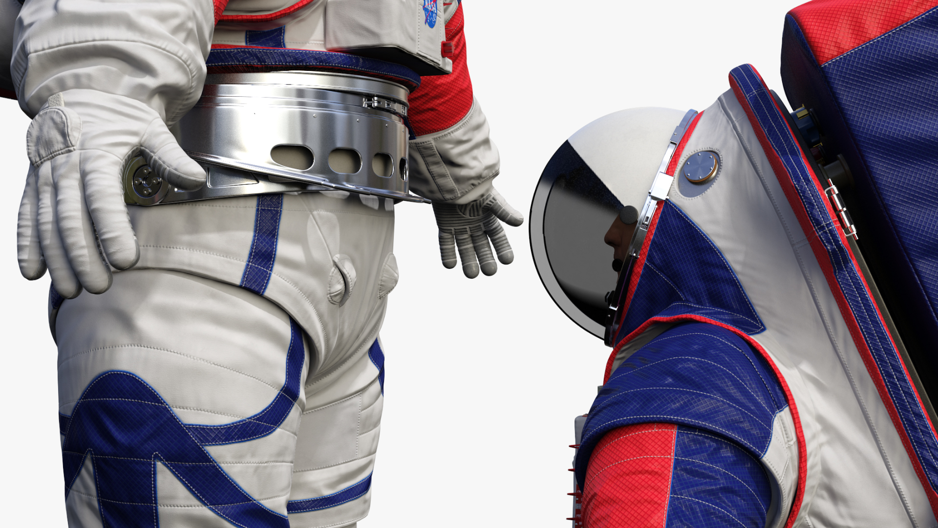 Spacesuit NASA Astronaut Artemis xEMU 3D