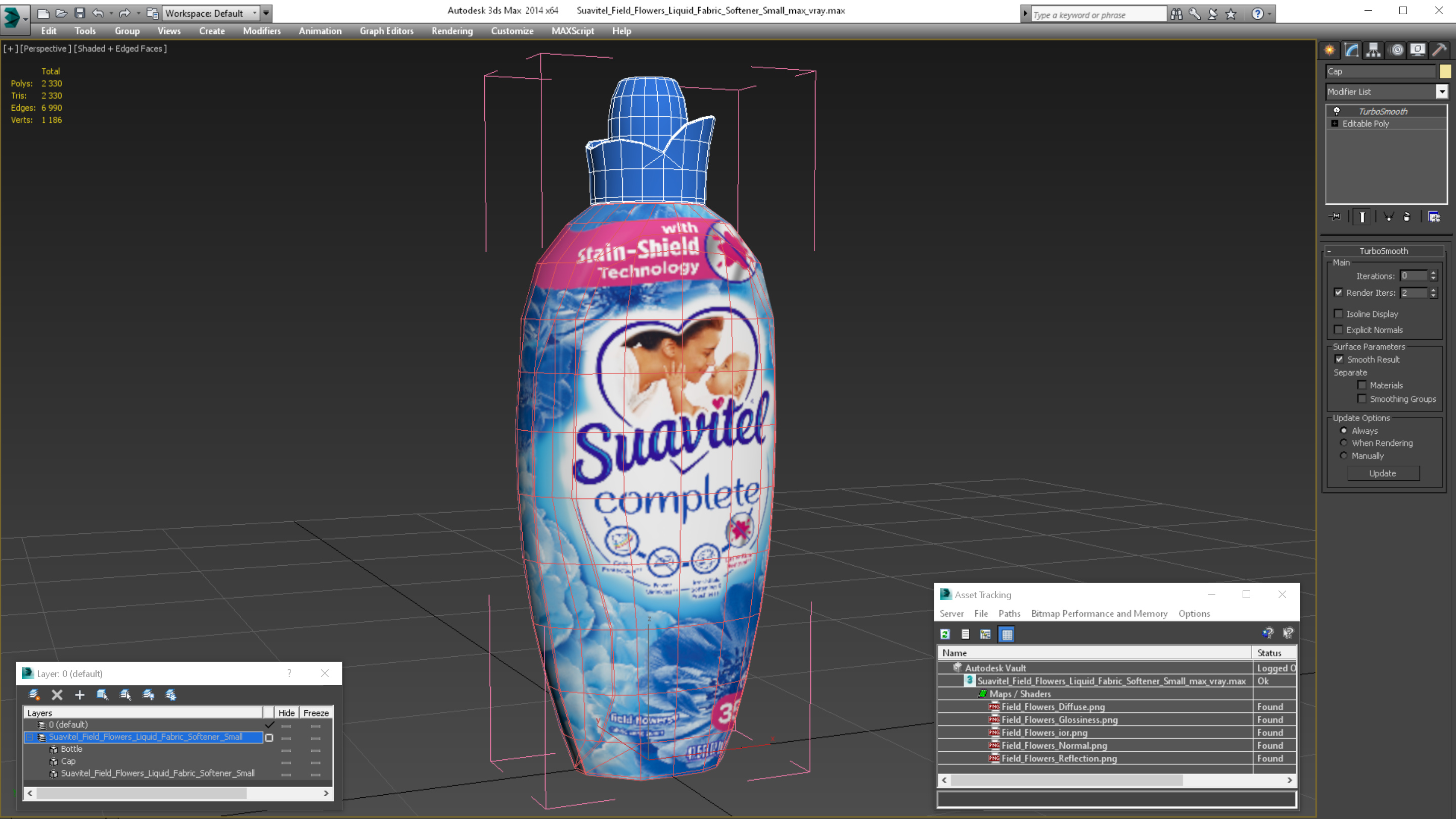 3D Suavitel Field Flowers Liquid Fabric Softener Small