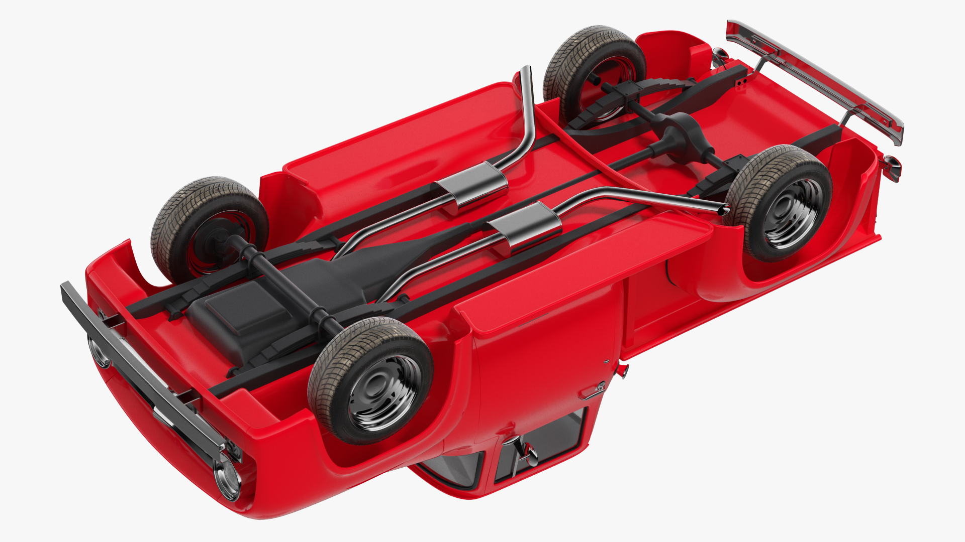 3D 1956 Ford F100 Pickup Truck Tuned model