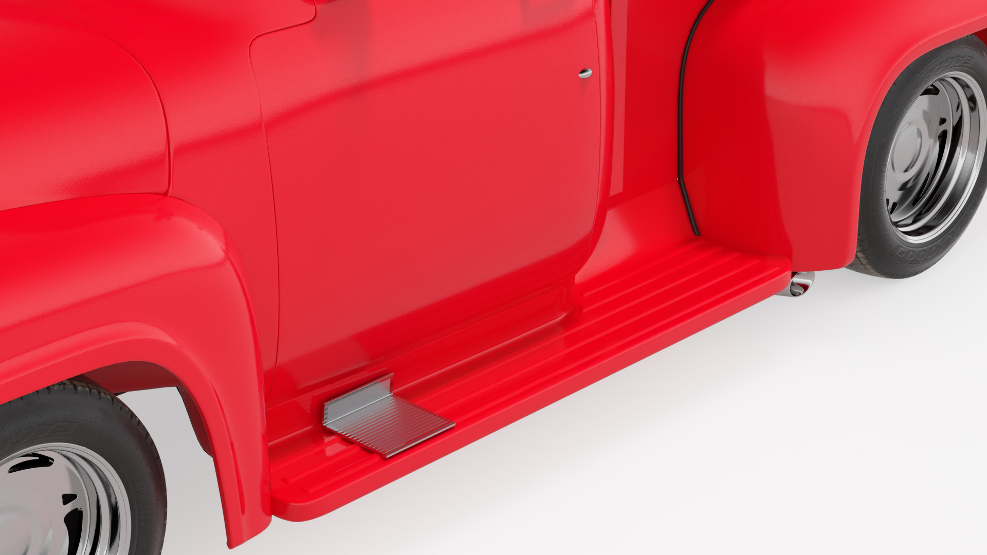 3D 1956 Ford F100 Pickup Truck Tuned model