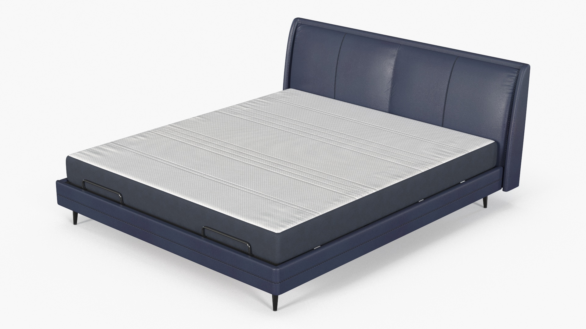 3D Smart Electric Bed Pro Xiaomi Blue Rigged