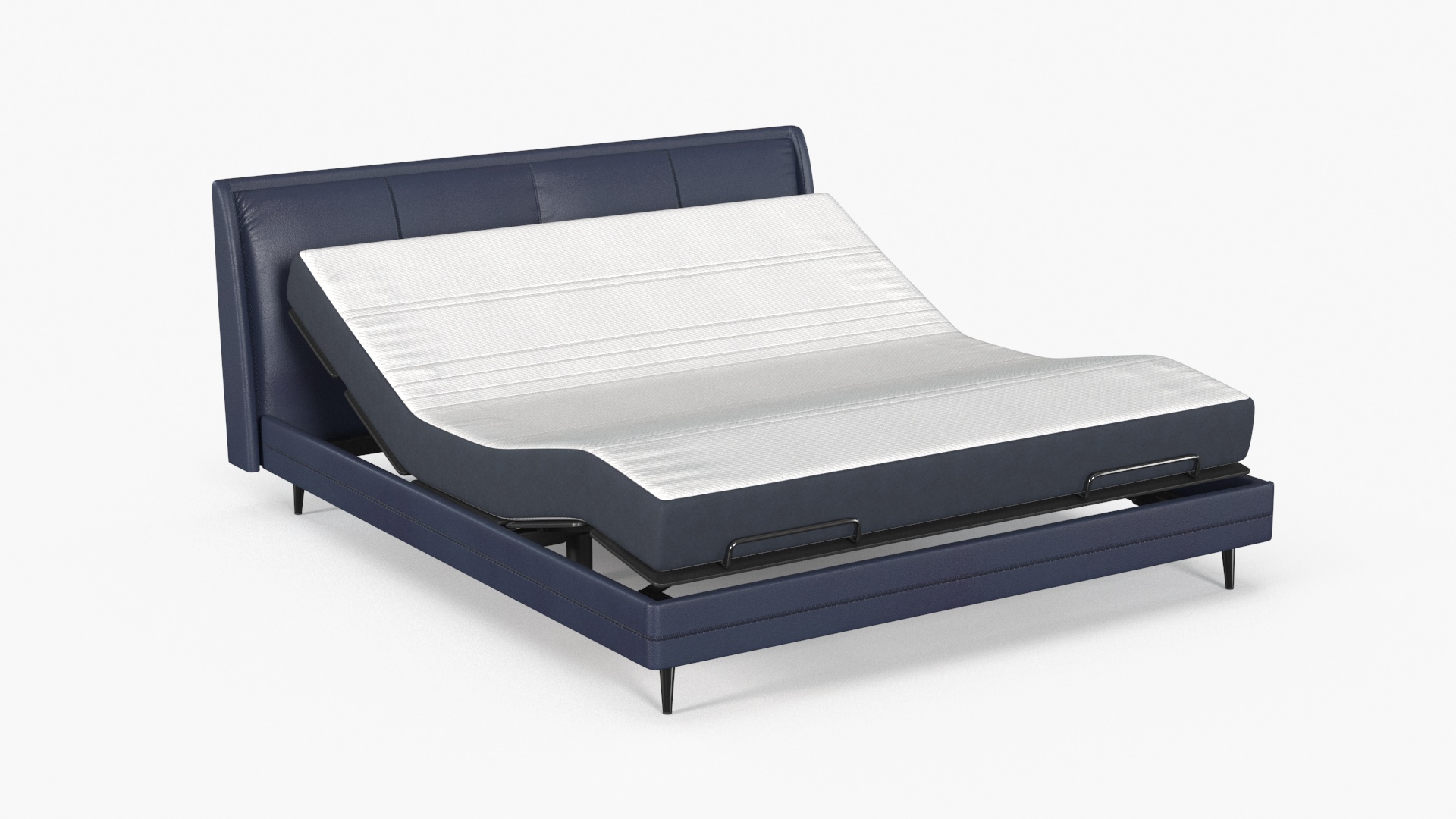 3D Smart Electric Bed Pro Xiaomi Blue Rigged