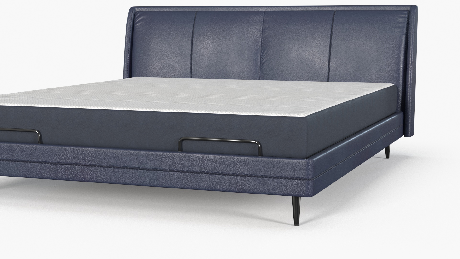 3D Smart Electric Bed Pro Xiaomi Blue Rigged