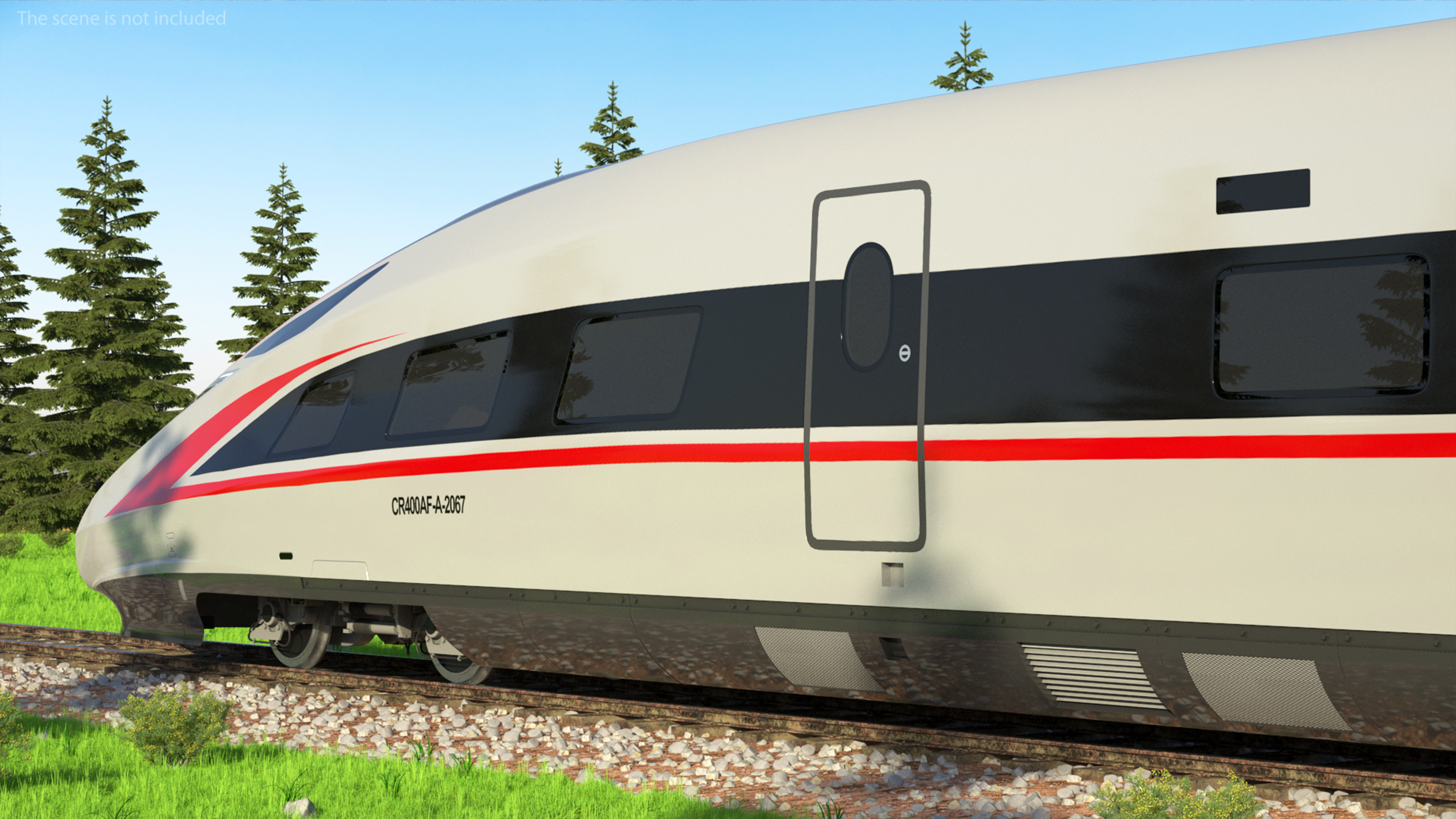 3D CR400 Fuxing Train model