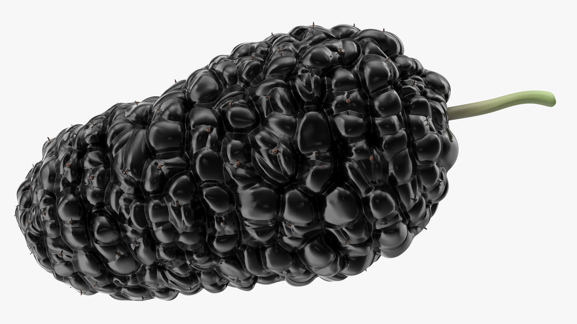 3D model Mulberry Fruit Black
