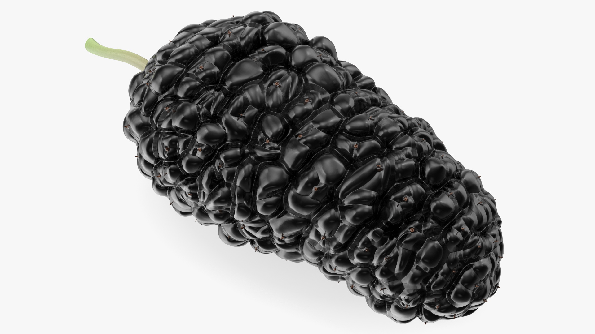 3D model Mulberry Fruit Black
