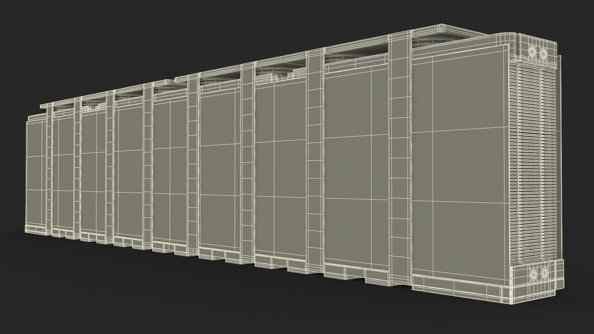 3D Fuel Cell Stack with Rated Power of 10 kW