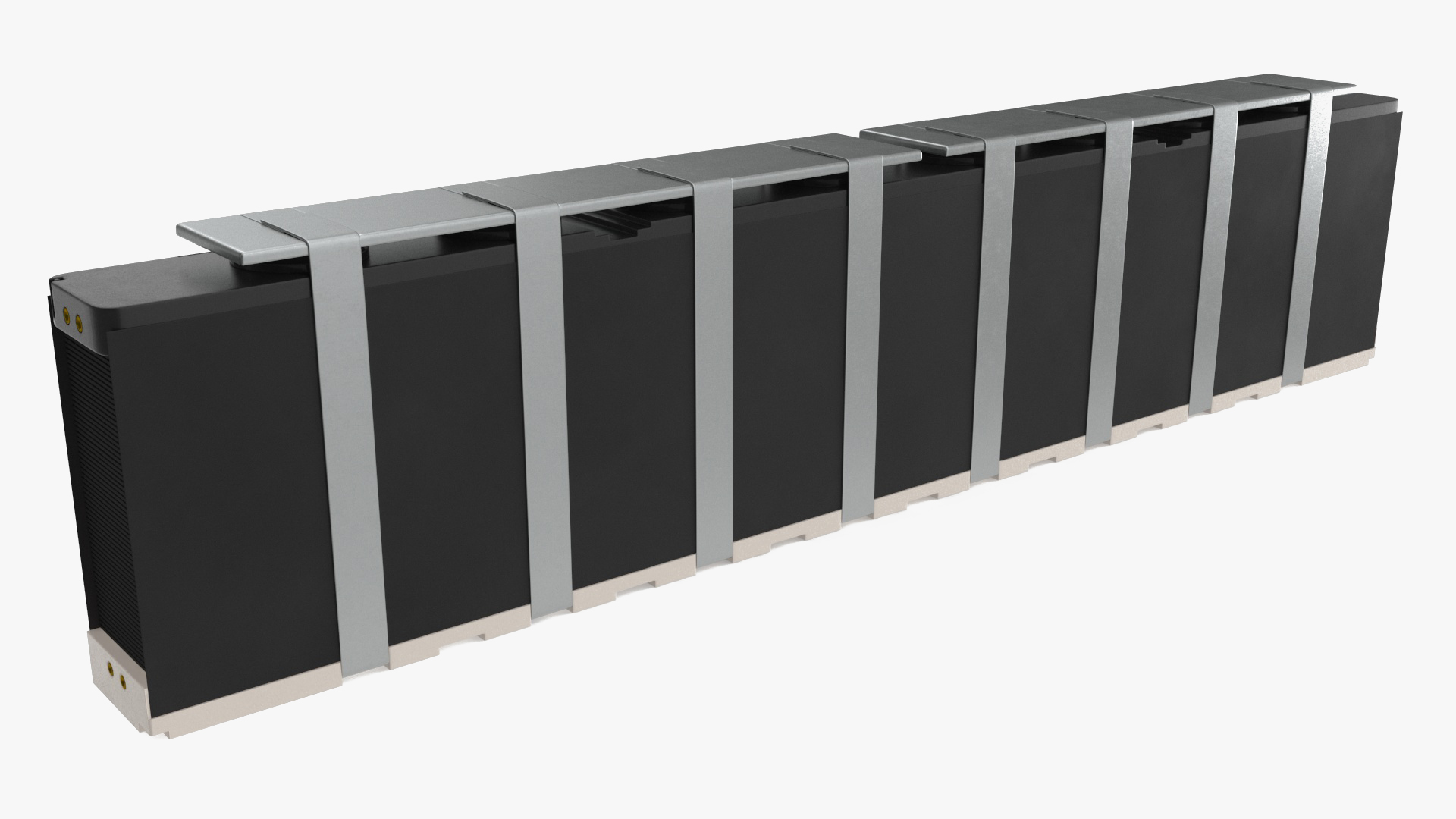 3D Fuel Cell Stack with Rated Power of 10 kW