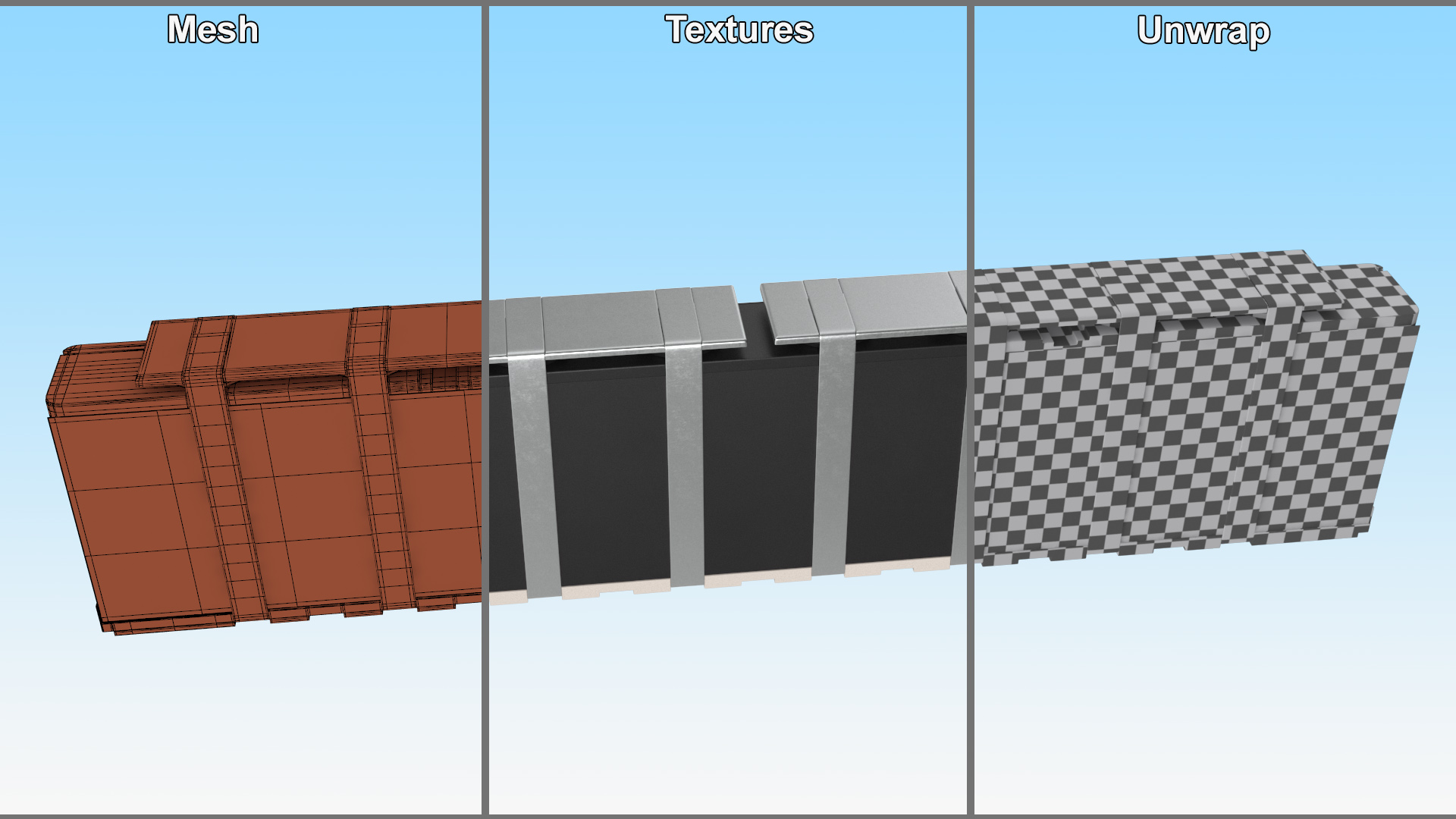 3D Fuel Cell Stack with Rated Power of 10 kW